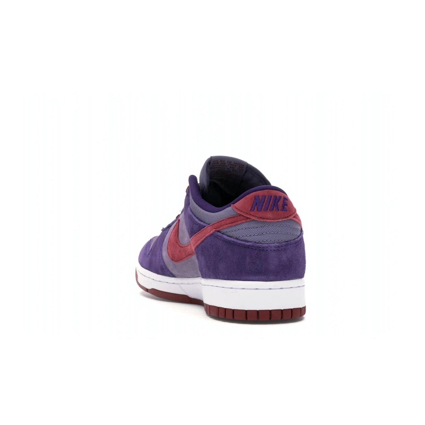 Nike Dunk Low Plum (2020) - Image 26 - Only at www.BallersClubKickz.com - Elevate your look with the Nike Dunk Low Plum (2020). Featuring a bold purple colorway, this retro-inspired silhouette is constructed of premium suede and makes for a must-have for any sneakerhead.