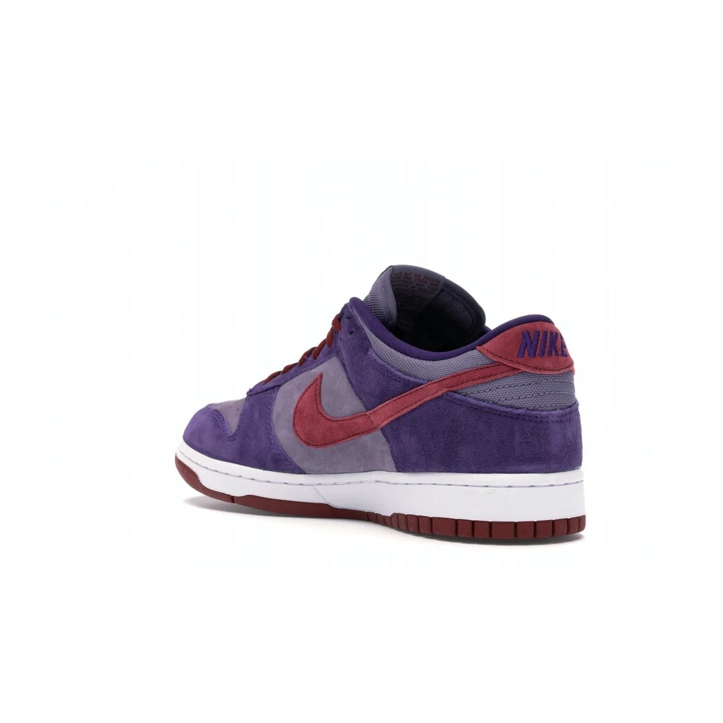 Nike Dunk Low Plum (2020) - Image 24 - Only at www.BallersClubKickz.com - Elevate your look with the Nike Dunk Low Plum (2020). Featuring a bold purple colorway, this retro-inspired silhouette is constructed of premium suede and makes for a must-have for any sneakerhead.