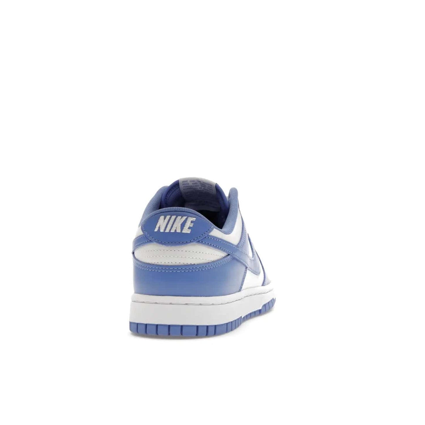 Nike Dunk Low Polar Blue - Image 29 - Only at www.BallersClubKickz.com - The Nike Dunk Low in Polar Blue combines streetwear and basketball style with leather uppers and white and Polar Blue overlays. Features include a rubber outsole, Nike Swoosh, white branding, and a padded tongue. Perfect for sports, casual, or everyday wear. On sale October 14th, 2023.