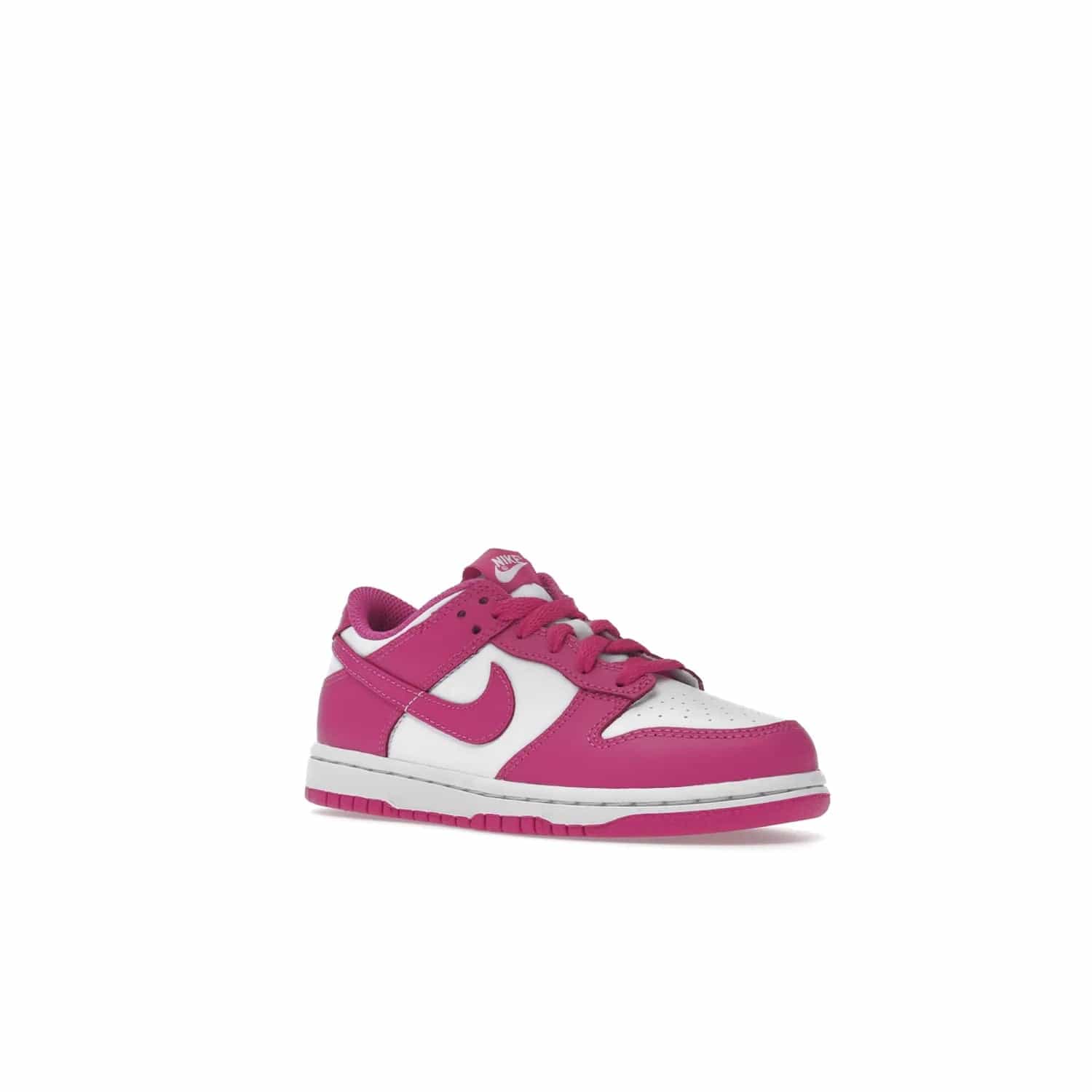 Nike Dunk Low Active Fuchsia (PS) - Image 5 - Only at www.BallersClubKickz.com - New Nike Dunk Low Active Fuchsia PS sneakers. Combines leather & synthetic material, lightweight cushioning, and superior rubber traction. Perfect for everyday wear. Released March 1, 2023.