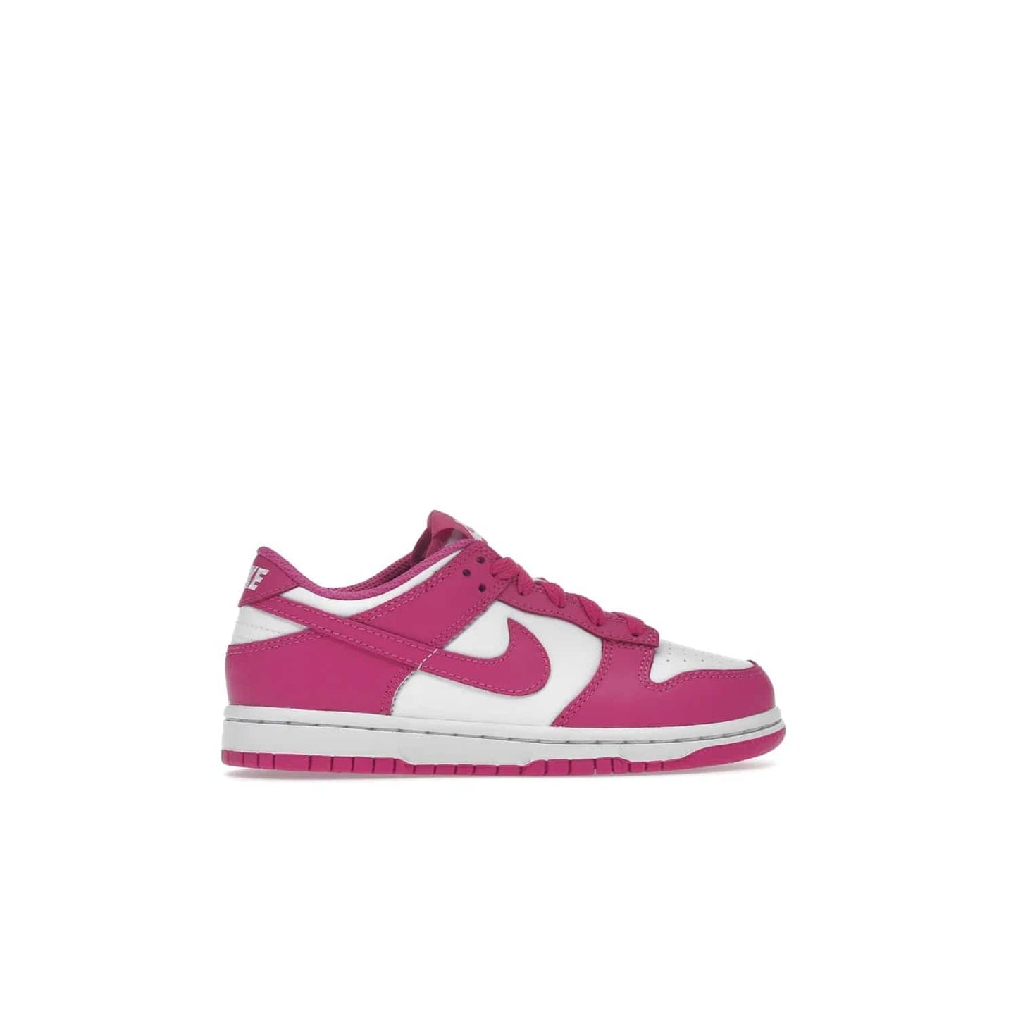 Nike Dunk Low Active Fuchsia (PS) - Image 36 - Only at www.BallersClubKickz.com - New Nike Dunk Low Active Fuchsia PS sneakers. Combines leather & synthetic material, lightweight cushioning, and superior rubber traction. Perfect for everyday wear. Released March 1, 2023.