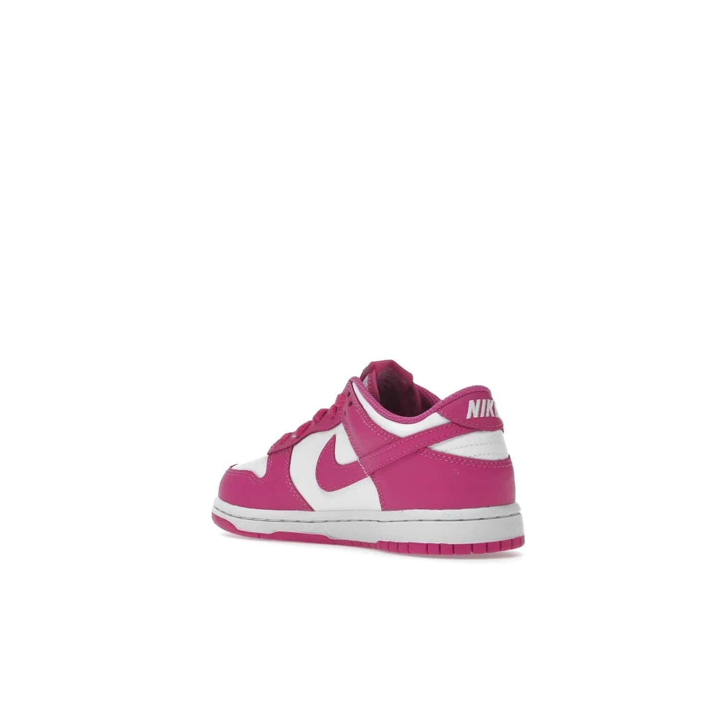 Nike Dunk Low Active Fuchsia (PS) - Image 24 - Only at www.BallersClubKickz.com - New Nike Dunk Low Active Fuchsia PS sneakers. Combines leather & synthetic material, lightweight cushioning, and superior rubber traction. Perfect for everyday wear. Released March 1, 2023.