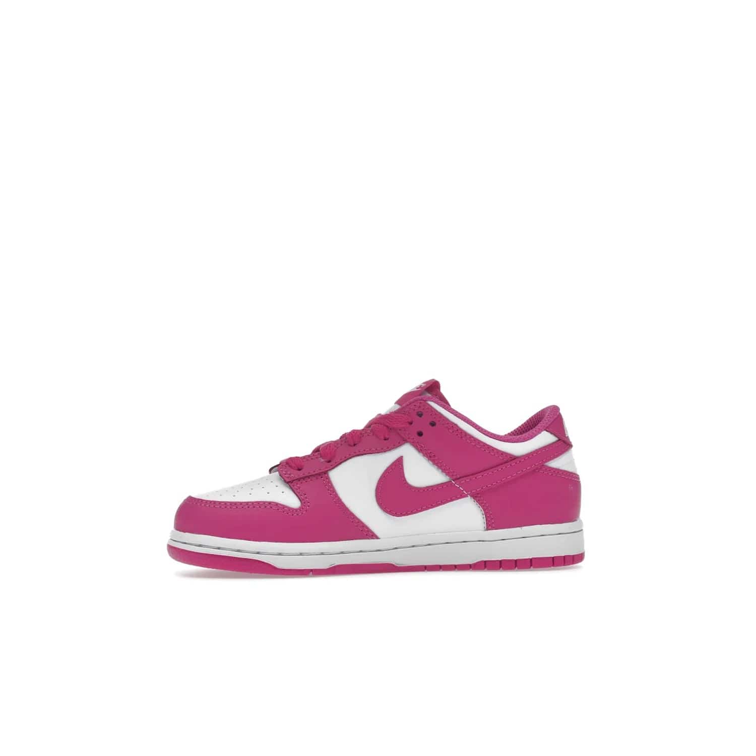 Nike Dunk Low Active Fuchsia (PS) - Image 18 - Only at www.BallersClubKickz.com - New Nike Dunk Low Active Fuchsia PS sneakers. Combines leather & synthetic material, lightweight cushioning, and superior rubber traction. Perfect for everyday wear. Released March 1, 2023.