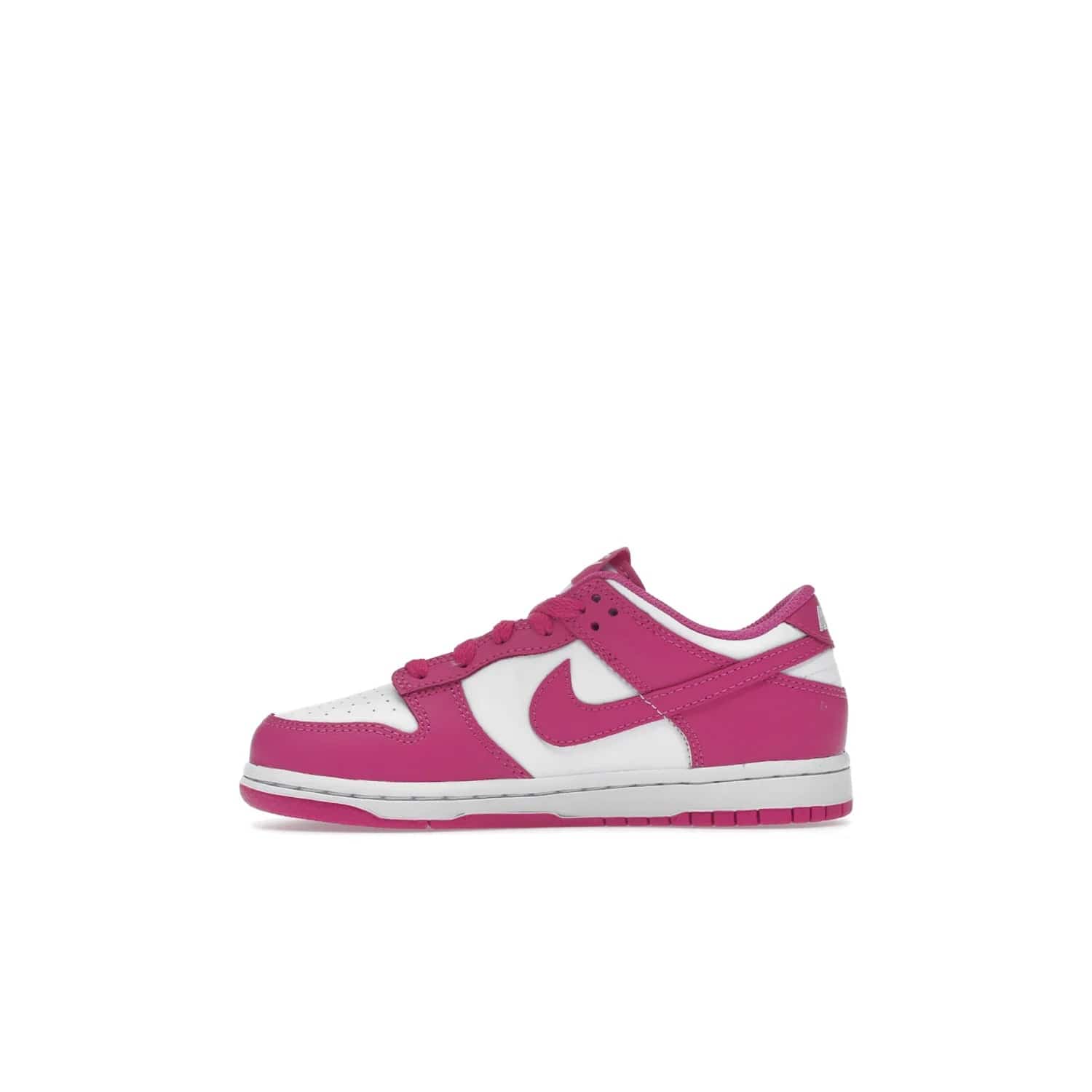 Nike Dunk Low Active Fuchsia (PS) - Image 19 - Only at www.BallersClubKickz.com - New Nike Dunk Low Active Fuchsia PS sneakers. Combines leather & synthetic material, lightweight cushioning, and superior rubber traction. Perfect for everyday wear. Released March 1, 2023.