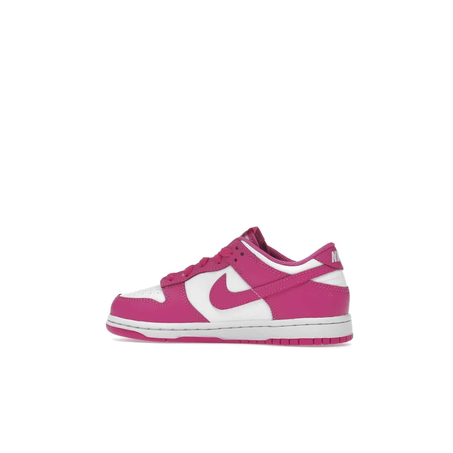 Nike Dunk Low Active Fuchsia (PS) - Image 21 - Only at www.BallersClubKickz.com - New Nike Dunk Low Active Fuchsia PS sneakers. Combines leather & synthetic material, lightweight cushioning, and superior rubber traction. Perfect for everyday wear. Released March 1, 2023.