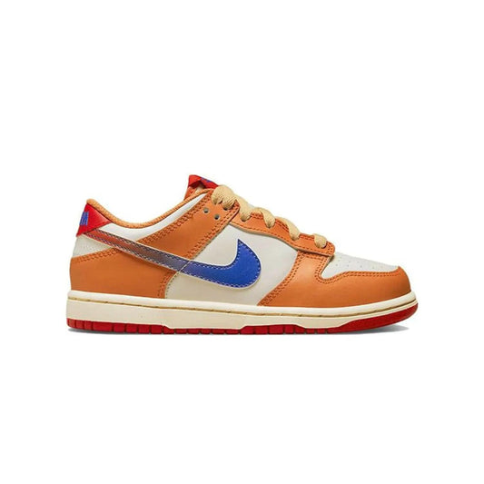 Nike Dunk Low Hot Curry Game Royal (PS) - Image 1 - Only at www.BallersClubKickz.com - #
Introducing the Nike Dunk Low Hot Curry Game Royal (PS)! Shop now and get a retro-inspired look featuring a Sail upper & University Red, Hot Curry, and Game Royal accents. Get the comfort and classic look of Nike's Dunk Low before it's gone. Available 2022-09-07.