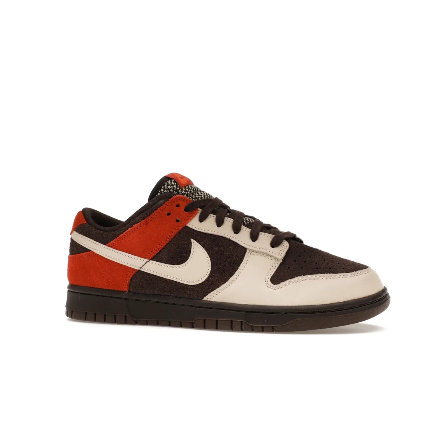 Nike Dunk Low Red Panda - Image 3 - Only at www.BallersClubKickz.com - The Nike Dunk Low Red Panda combines Velvet Brown and Sanddrift-Rugged Orange for a unique sneaker design. With its low-top profile and cushioned foam for comfort, this shoe is perfect for any season. Get it on 2023-10-27.