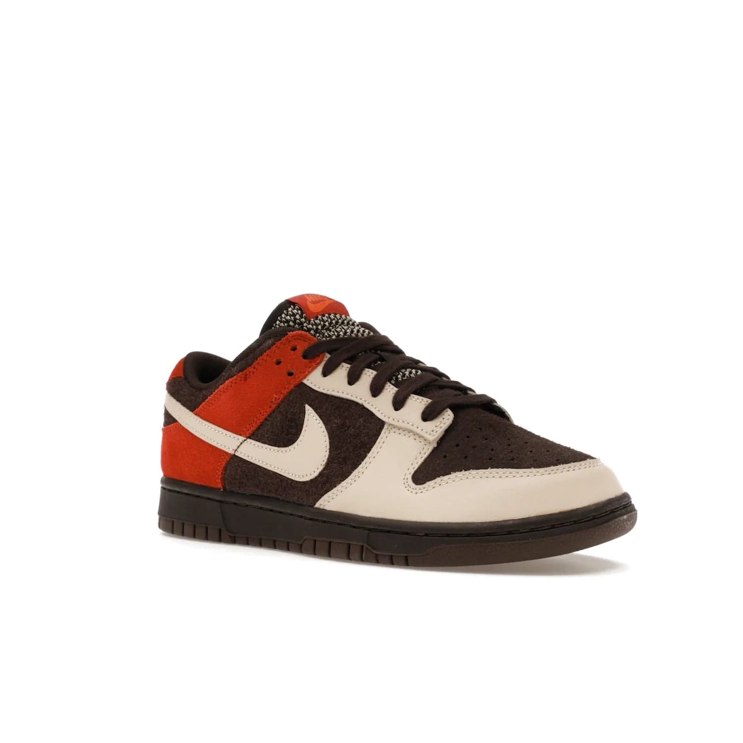 Nike Dunk Low Red Panda - Image 5 - Only at www.BallersClubKickz.com - The Nike Dunk Low Red Panda combines Velvet Brown and Sanddrift-Rugged Orange for a unique sneaker design. With its low-top profile and cushioned foam for comfort, this shoe is perfect for any season. Get it on 2023-10-27.