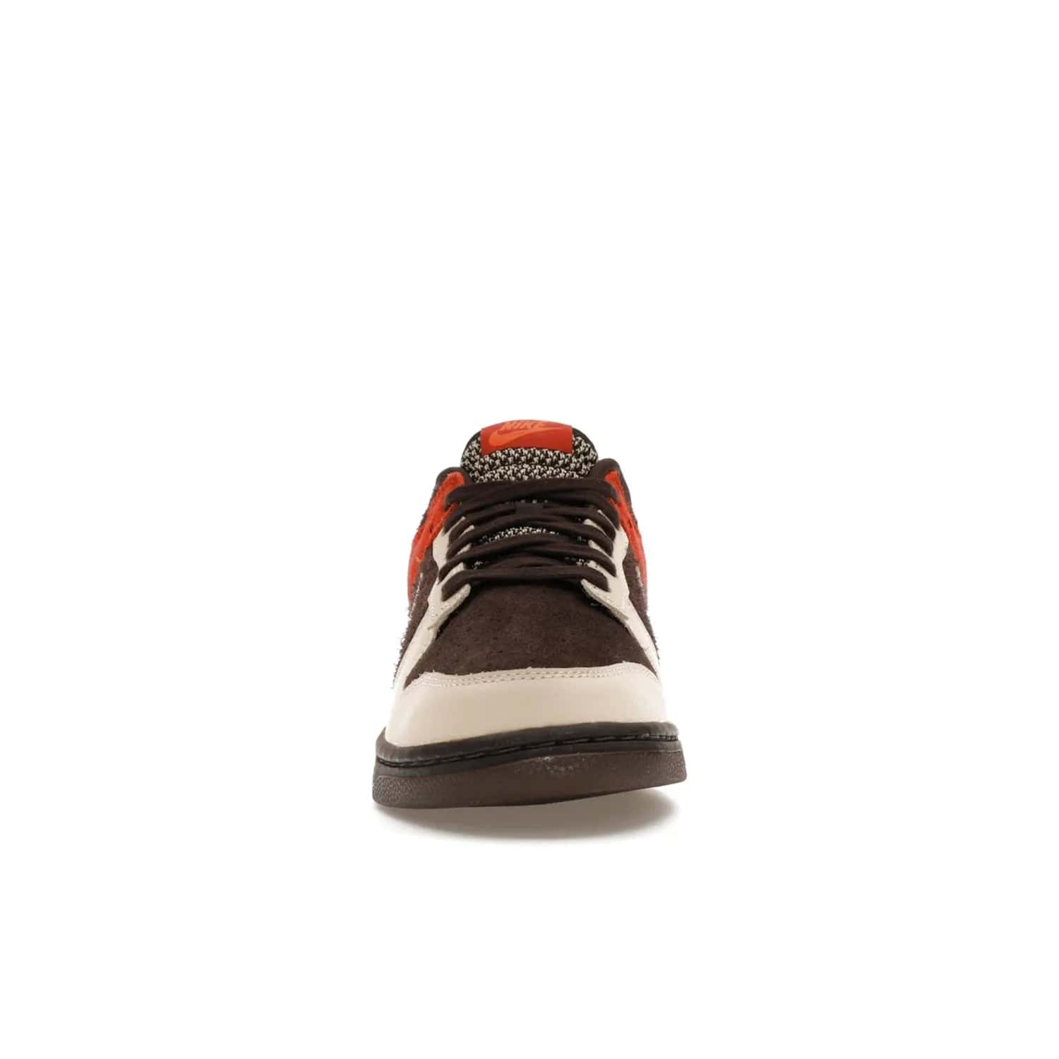 Nike Dunk Low Red Panda - Image 10 - Only at www.BallersClubKickz.com - The Nike Dunk Low Red Panda combines Velvet Brown and Sanddrift-Rugged Orange for a unique sneaker design. With its low-top profile and cushioned foam for comfort, this shoe is perfect for any season. Get it on 2023-10-27.