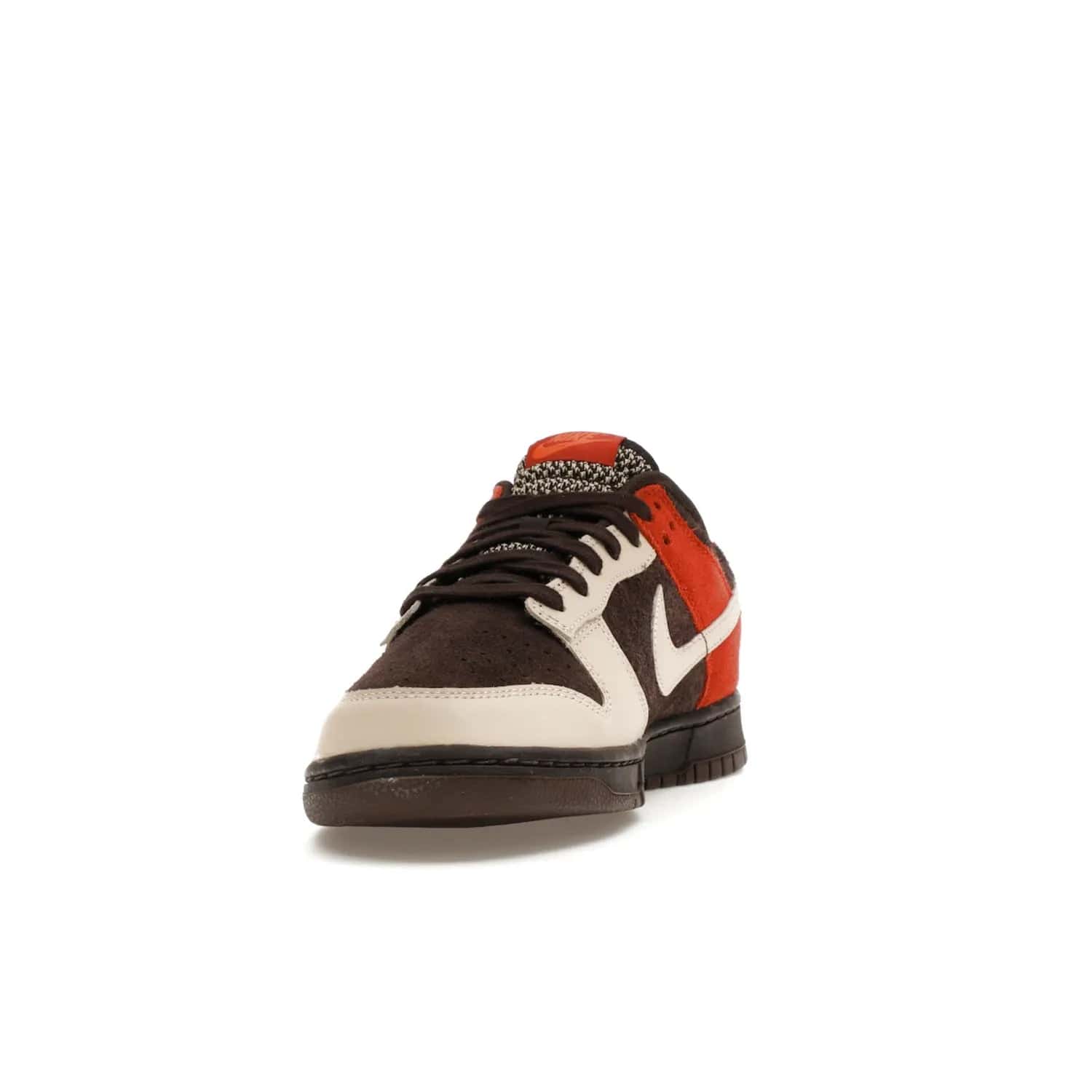 Nike Dunk Low Red Panda - Image 12 - Only at www.BallersClubKickz.com - The Nike Dunk Low Red Panda combines Velvet Brown and Sanddrift-Rugged Orange for a unique sneaker design. With its low-top profile and cushioned foam for comfort, this shoe is perfect for any season. Get it on 2023-10-27.