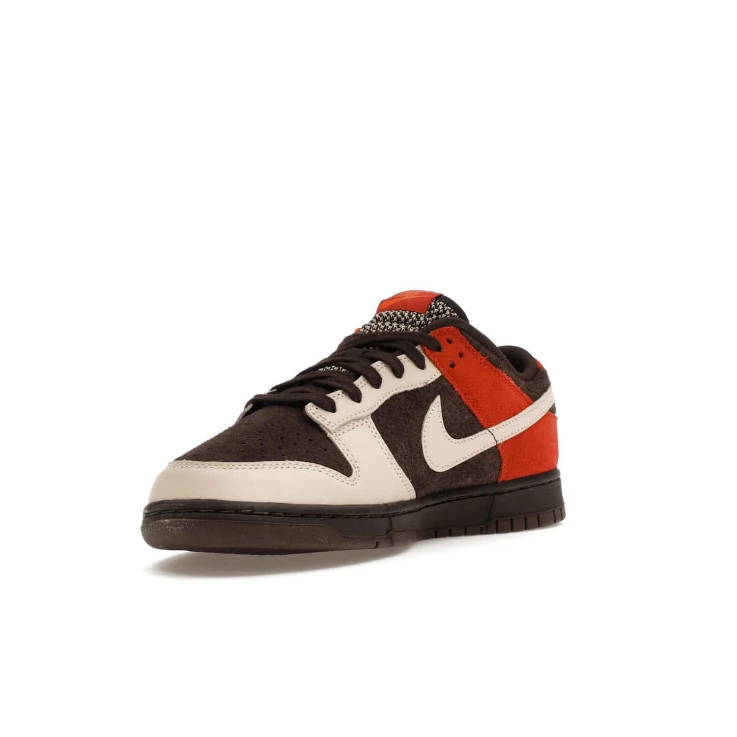 Nike Dunk Low Red Panda - Image 14 - Only at www.BallersClubKickz.com - The Nike Dunk Low Red Panda combines Velvet Brown and Sanddrift-Rugged Orange for a unique sneaker design. With its low-top profile and cushioned foam for comfort, this shoe is perfect for any season. Get it on 2023-10-27.