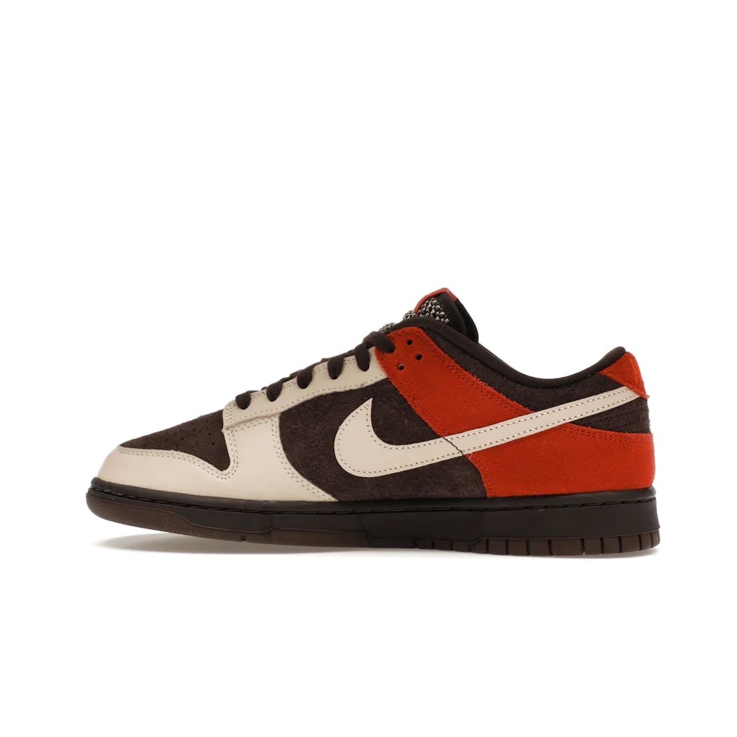Nike Dunk Low Red Panda - Image 20 - Only at www.BallersClubKickz.com - The Nike Dunk Low Red Panda combines Velvet Brown and Sanddrift-Rugged Orange for a unique sneaker design. With its low-top profile and cushioned foam for comfort, this shoe is perfect for any season. Get it on 2023-10-27.