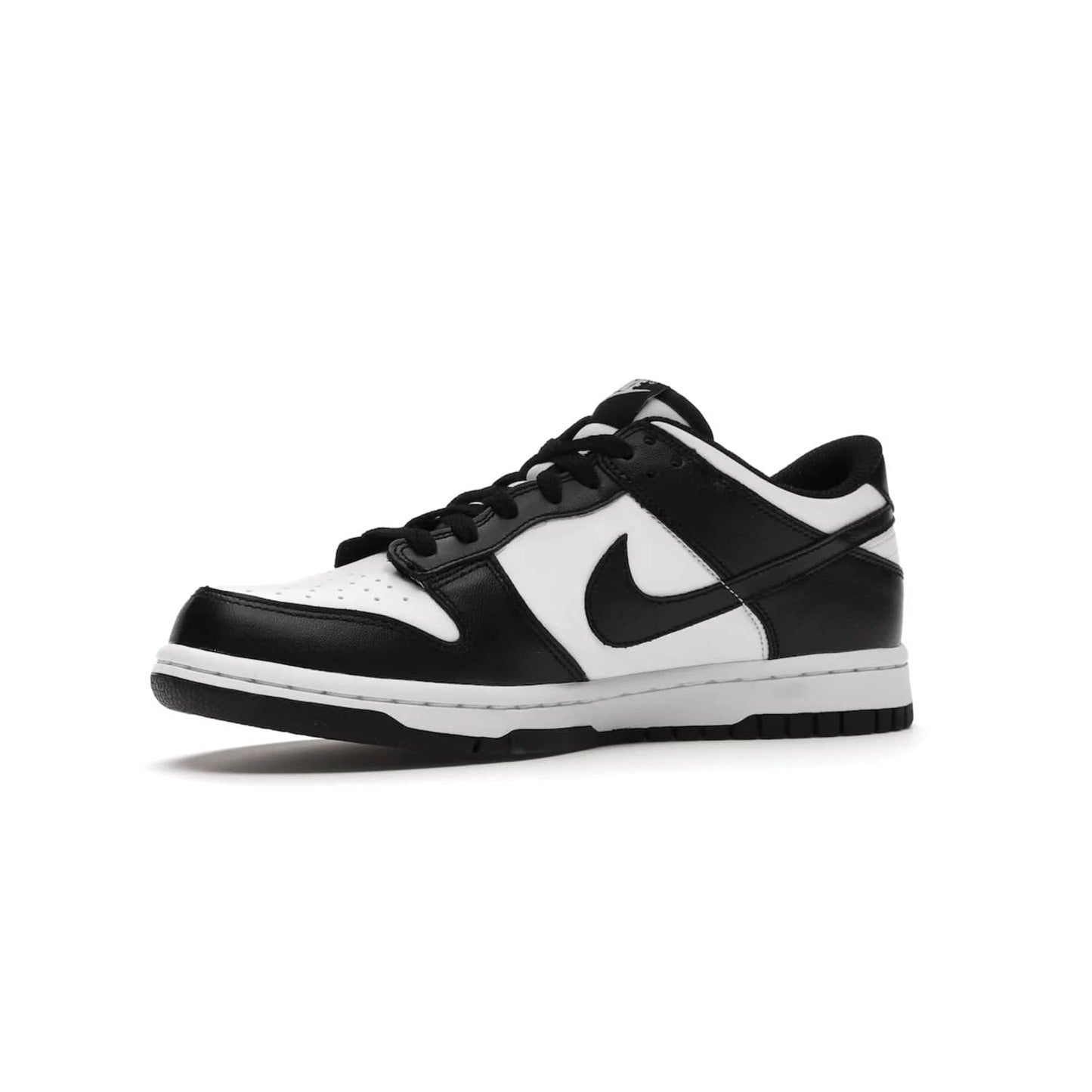 Nike Dunk Low Retro White Black Panda (2021) (GS) - Image 16 - Only at www.BallersClubKickz.com - Upgrade your style with the Nike Dunk Low Retro White Black (GS). Featuring premium leather, iconic Nike text, signature Swoosh logo and striking black/white colorway, this striking silhouette is the perfect mix of style and comfort. Colorway released in March 2021.