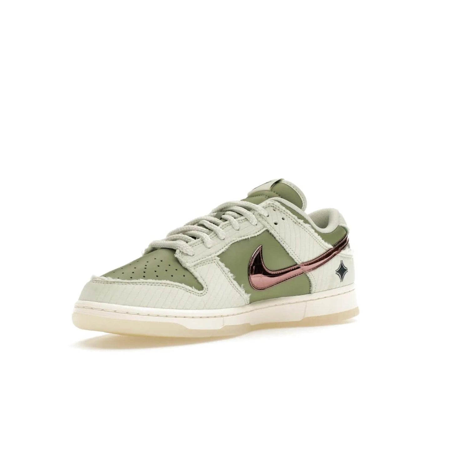 Nike Dunk Low Retro PRM Kyler Murray Be 1 of One - Image 15 - Only at www.BallersClubKickz.com - Introducing the Nike Dunk Low Retro PRM Kyler Murray "Be 1 of One"! A Sea Glass upper with Sail and Oil Green accents, finished with Rose Gold accents. Drop date: November 10th.