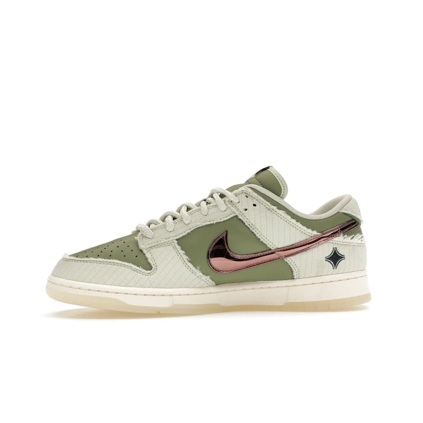 Nike Dunk Low Retro PRM Kyler Murray Be 1 of One - Image 18 - Only at www.BallersClubKickz.com - Introducing the Nike Dunk Low Retro PRM Kyler Murray "Be 1 of One"! A Sea Glass upper with Sail and Oil Green accents, finished with Rose Gold accents. Drop date: November 10th.