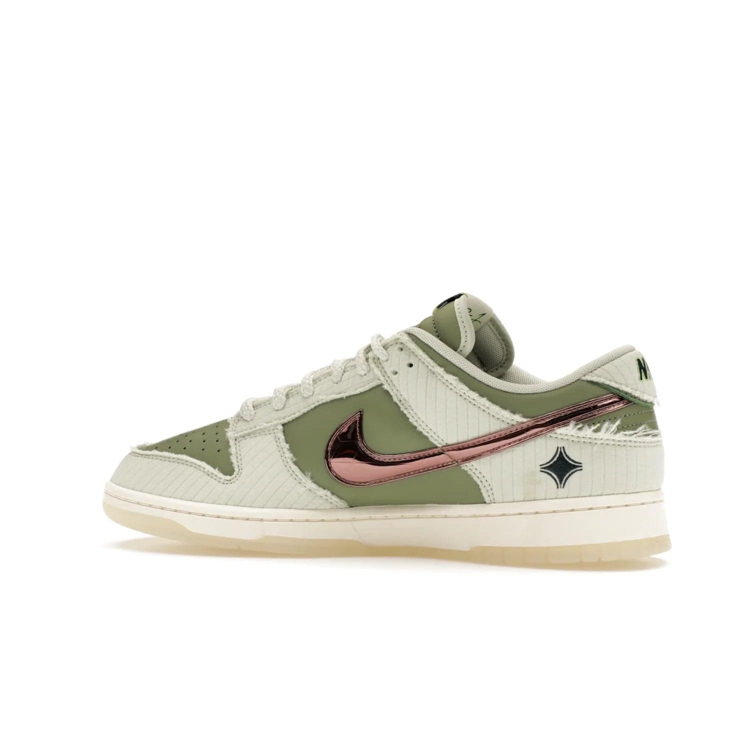 Nike Dunk Low Retro PRM Kyler Murray Be 1 of One - Image 21 - Only at www.BallersClubKickz.com - Introducing the Nike Dunk Low Retro PRM Kyler Murray "Be 1 of One"! A Sea Glass upper with Sail and Oil Green accents, finished with Rose Gold accents. Drop date: November 10th.