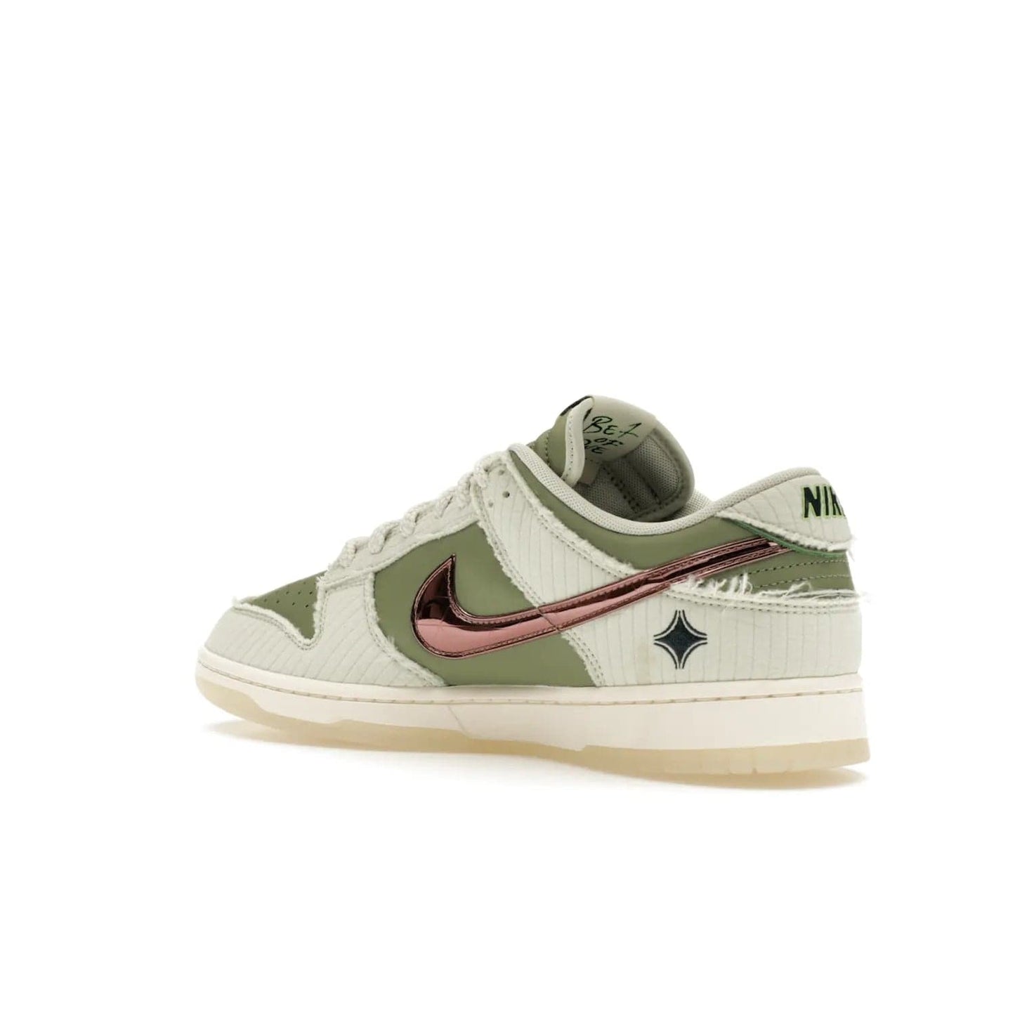 Nike Dunk Low Retro PRM Kyler Murray Be 1 of One - Image 23 - Only at www.BallersClubKickz.com - Introducing the Nike Dunk Low Retro PRM Kyler Murray "Be 1 of One"! A Sea Glass upper with Sail and Oil Green accents, finished with Rose Gold accents. Drop date: November 10th.