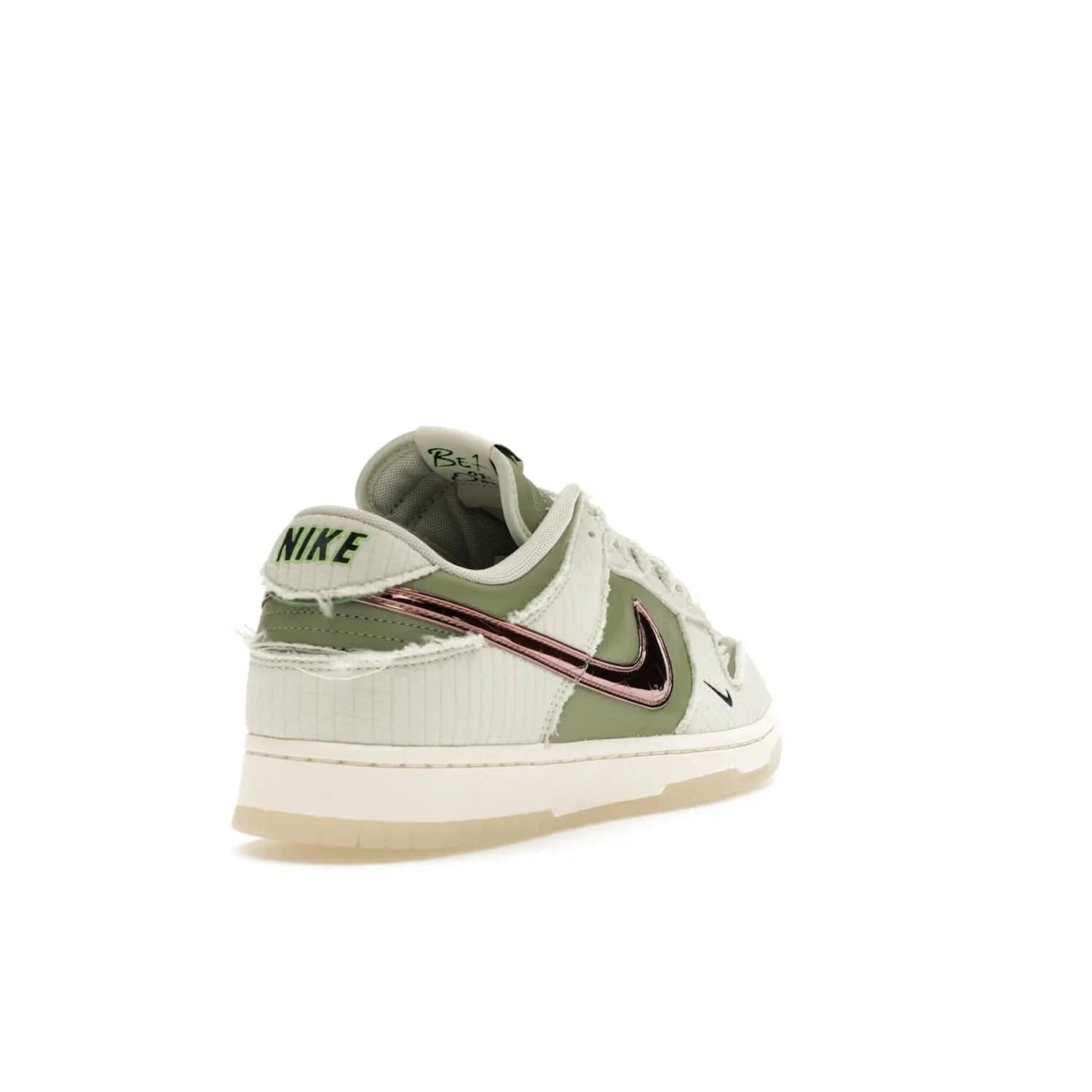 Nike Dunk Low Retro PRM Kyler Murray Be 1 of One - Image 31 - Only at www.BallersClubKickz.com - Introducing the Nike Dunk Low Retro PRM Kyler Murray "Be 1 of One"! A Sea Glass upper with Sail and Oil Green accents, finished with Rose Gold accents. Drop date: November 10th.