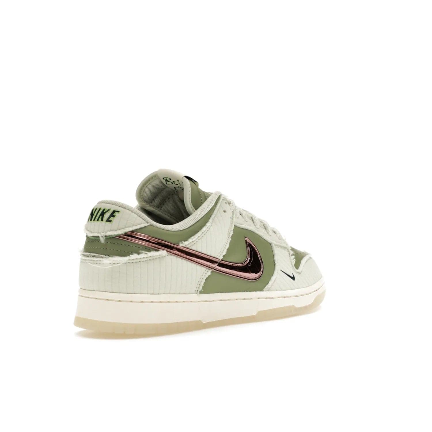 Nike Dunk Low Retro PRM Kyler Murray Be 1 of One - Image 32 - Only at www.BallersClubKickz.com - Introducing the Nike Dunk Low Retro PRM Kyler Murray "Be 1 of One"! A Sea Glass upper with Sail and Oil Green accents, finished with Rose Gold accents. Drop date: November 10th.