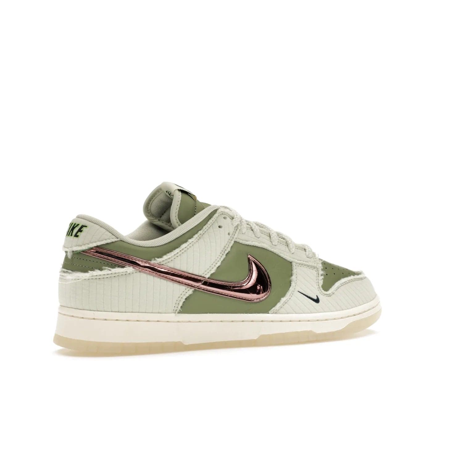 Nike Dunk Low Retro PRM Kyler Murray Be 1 of One - Image 34 - Only at www.BallersClubKickz.com - Introducing the Nike Dunk Low Retro PRM Kyler Murray "Be 1 of One"! A Sea Glass upper with Sail and Oil Green accents, finished with Rose Gold accents. Drop date: November 10th.