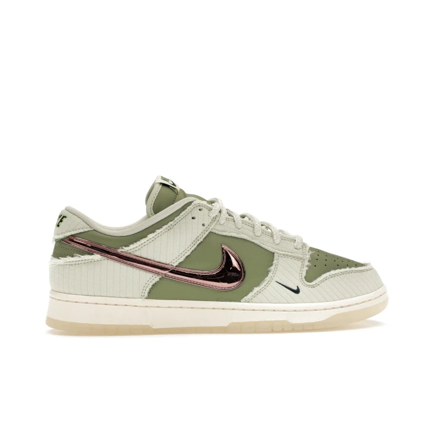 Nike Dunk Low Retro PRM Kyler Murray Be 1 of One - Image 36 - Only at www.BallersClubKickz.com - Introducing the Nike Dunk Low Retro PRM Kyler Murray "Be 1 of One"! A Sea Glass upper with Sail and Oil Green accents, finished with Rose Gold accents. Drop date: November 10th.