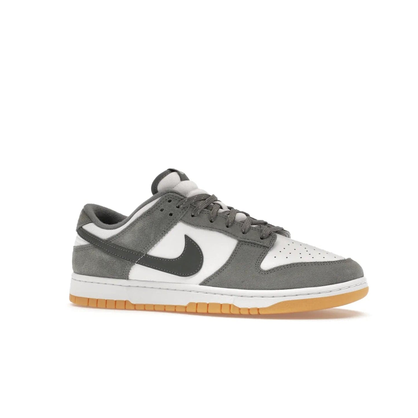Nike Dunk Low Smoke Grey Gum 3M Swoosh - Image 3 - Only at www.BallersClubKickz.com - Introducing the Nike Dunk Low "Smoke Grey Gum 3M Swoosh". A stylish low-top sneaker with a white canvas-textile base and gum light brown outsole. Get the modern update with the bold "Smoke Grey" 3M swoosh. Available on October 3, 2023 at select Nike retailers.