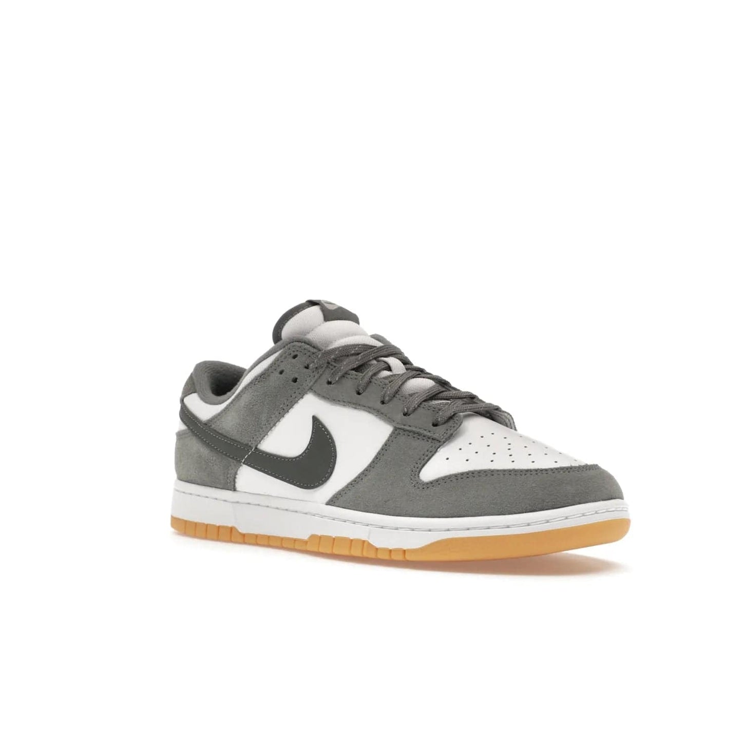 Nike Dunk Low Smoke Grey Gum 3M Swoosh - Image 5 - Only at www.BallersClubKickz.com - Introducing the Nike Dunk Low "Smoke Grey Gum 3M Swoosh". A stylish low-top sneaker with a white canvas-textile base and gum light brown outsole. Get the modern update with the bold "Smoke Grey" 3M swoosh. Available on October 3, 2023 at select Nike retailers.