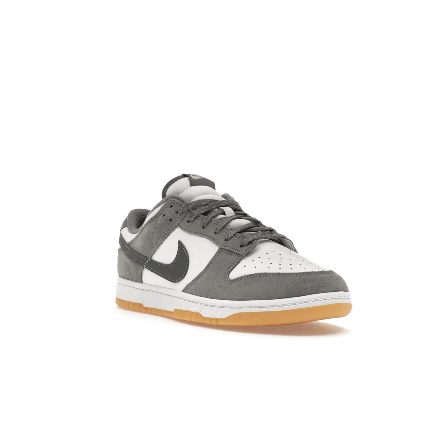 Nike Dunk Low Smoke Grey Gum 3M Swoosh - Image 6 - Only at www.BallersClubKickz.com - Introducing the Nike Dunk Low "Smoke Grey Gum 3M Swoosh". A stylish low-top sneaker with a white canvas-textile base and gum light brown outsole. Get the modern update with the bold "Smoke Grey" 3M swoosh. Available on October 3, 2023 at select Nike retailers.