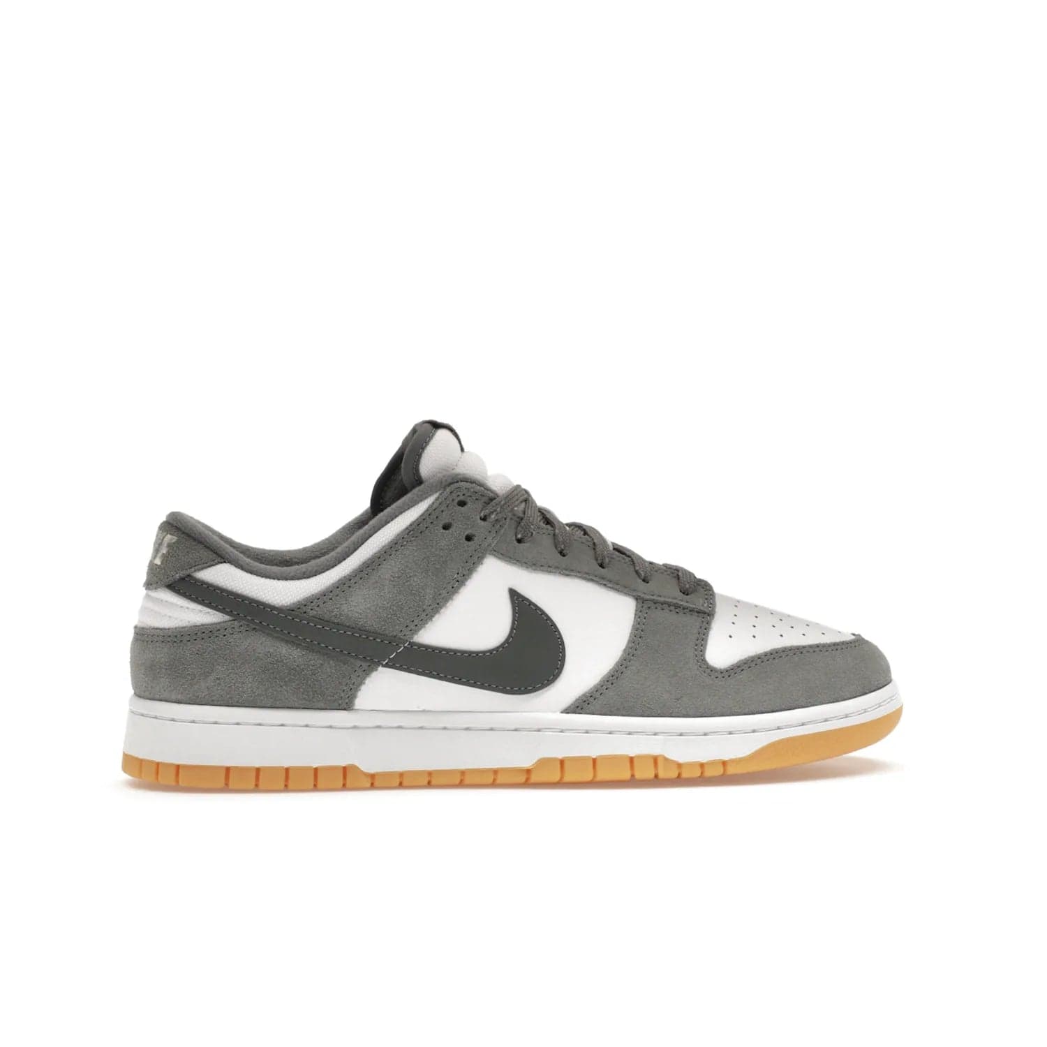 Nike Dunk Low Smoke Grey Gum 3M Swoosh - Image 36 - Only at www.BallersClubKickz.com - Introducing the Nike Dunk Low "Smoke Grey Gum 3M Swoosh". A stylish low-top sneaker with a white canvas-textile base and gum light brown outsole. Get the modern update with the bold "Smoke Grey" 3M swoosh. Available on October 3, 2023 at select Nike retailers.