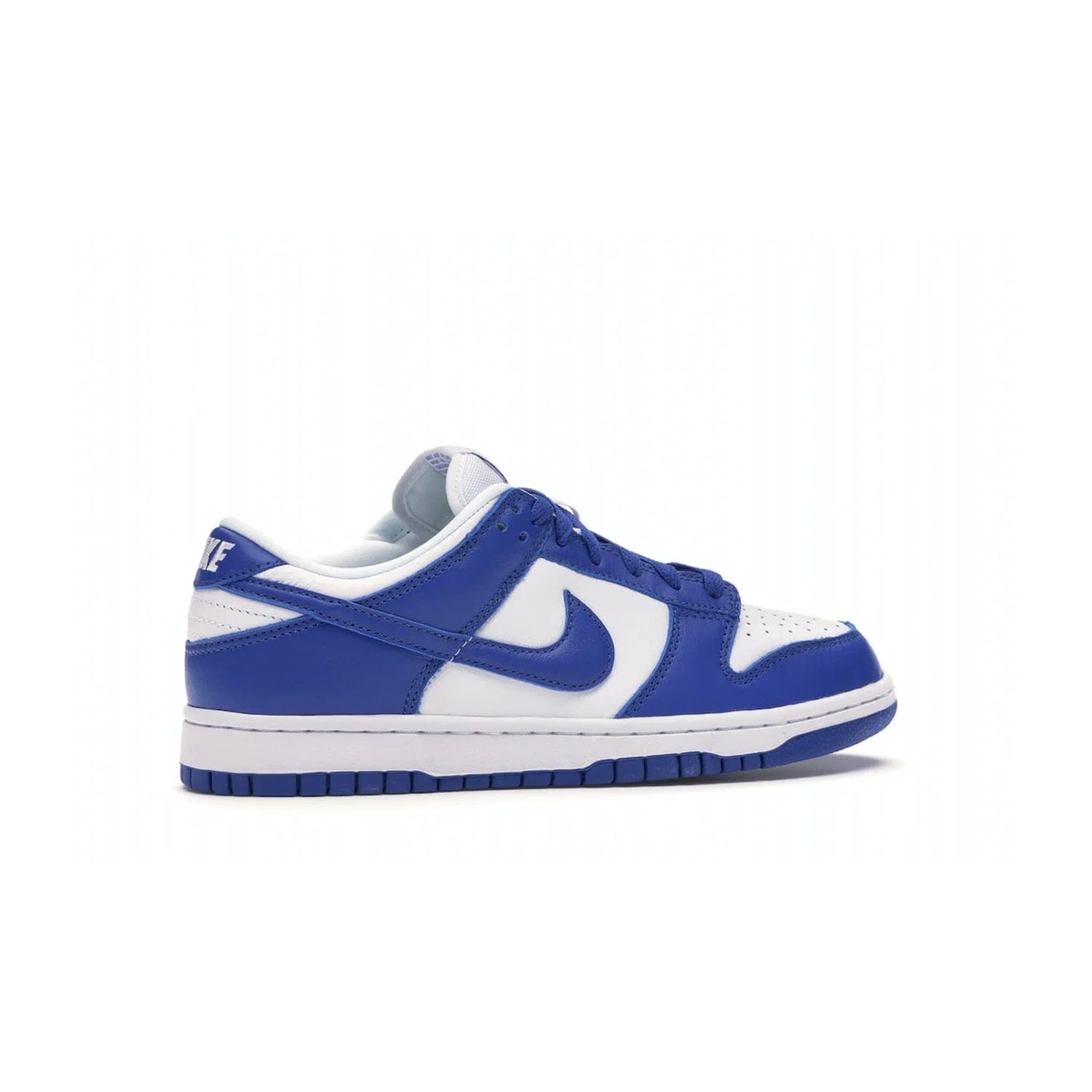 Nike Dunk Low SP Kentucky (2020/2022) - Image 35 - Only at www.BallersClubKickz.com - Classic Nike Dunk Low SP Kentucky with timeless White/Varsity Royal colorway. White leather upper, royal outsole, and Nike branding. A hit since March 2020 homage to the 1985 Nike College Colors program. Show your support with these classic kicks.