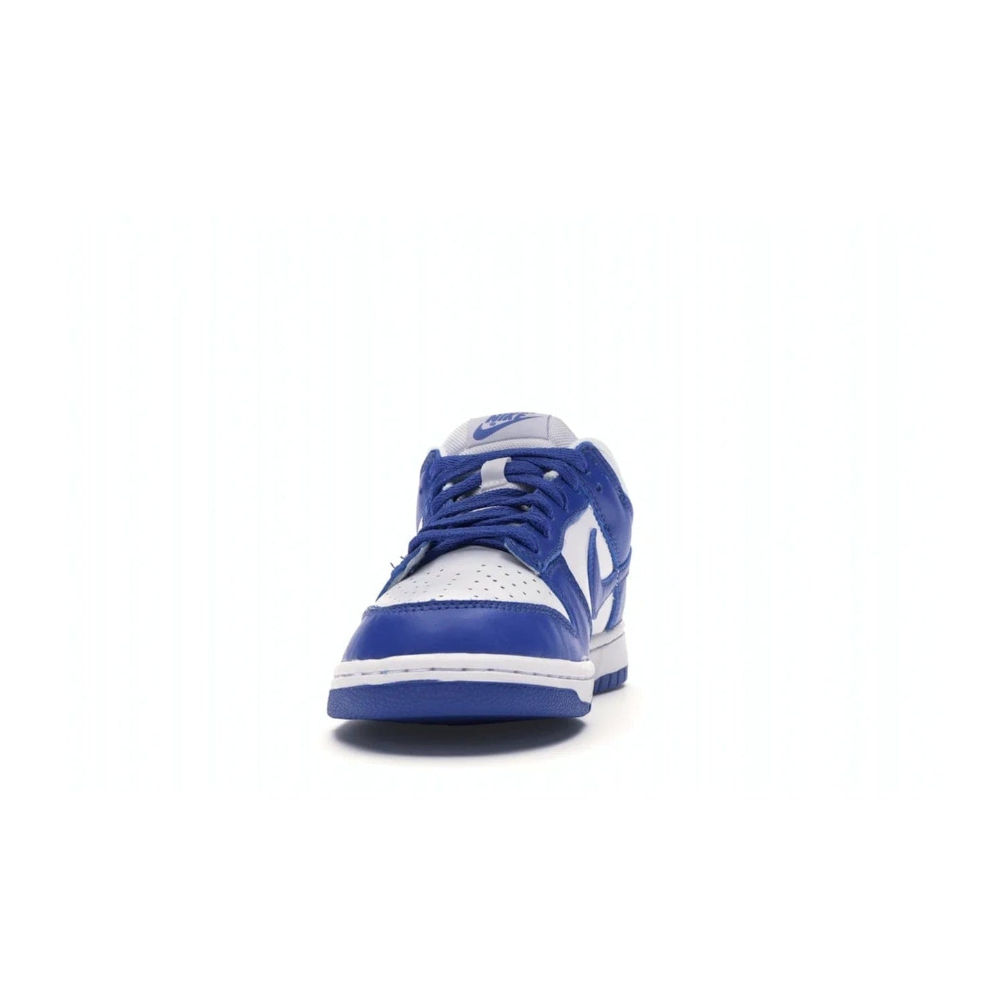 Nike Dunk Low SP Kentucky (2020/2022) - Image 11 - Only at www.BallersClubKickz.com - Classic Nike Dunk Low SP Kentucky with timeless White/Varsity Royal colorway. White leather upper, royal outsole, and Nike branding. A hit since March 2020 homage to the 1985 Nike College Colors program. Show your support with these classic kicks.
