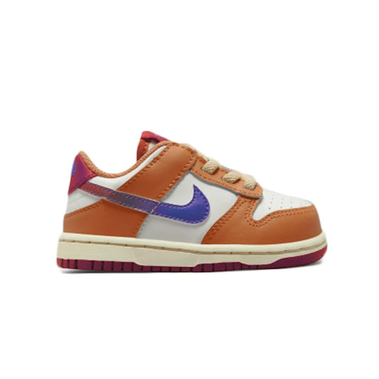 Nike Dunk Low Hot Curry Game Royal (TD) - Image 1 - Only at www.BallersClubKickz.com - Introducing the Nike Dunk Low Hot Curry Game Royal (TD), the perfect mix of style and comfort. Crisp Sail mesh upper, pops of University Red and Hot Curry, plus bold Game Royal accents. Step into timeless style with the Nike Dunk Low Hot Curry Game Royal (TD).