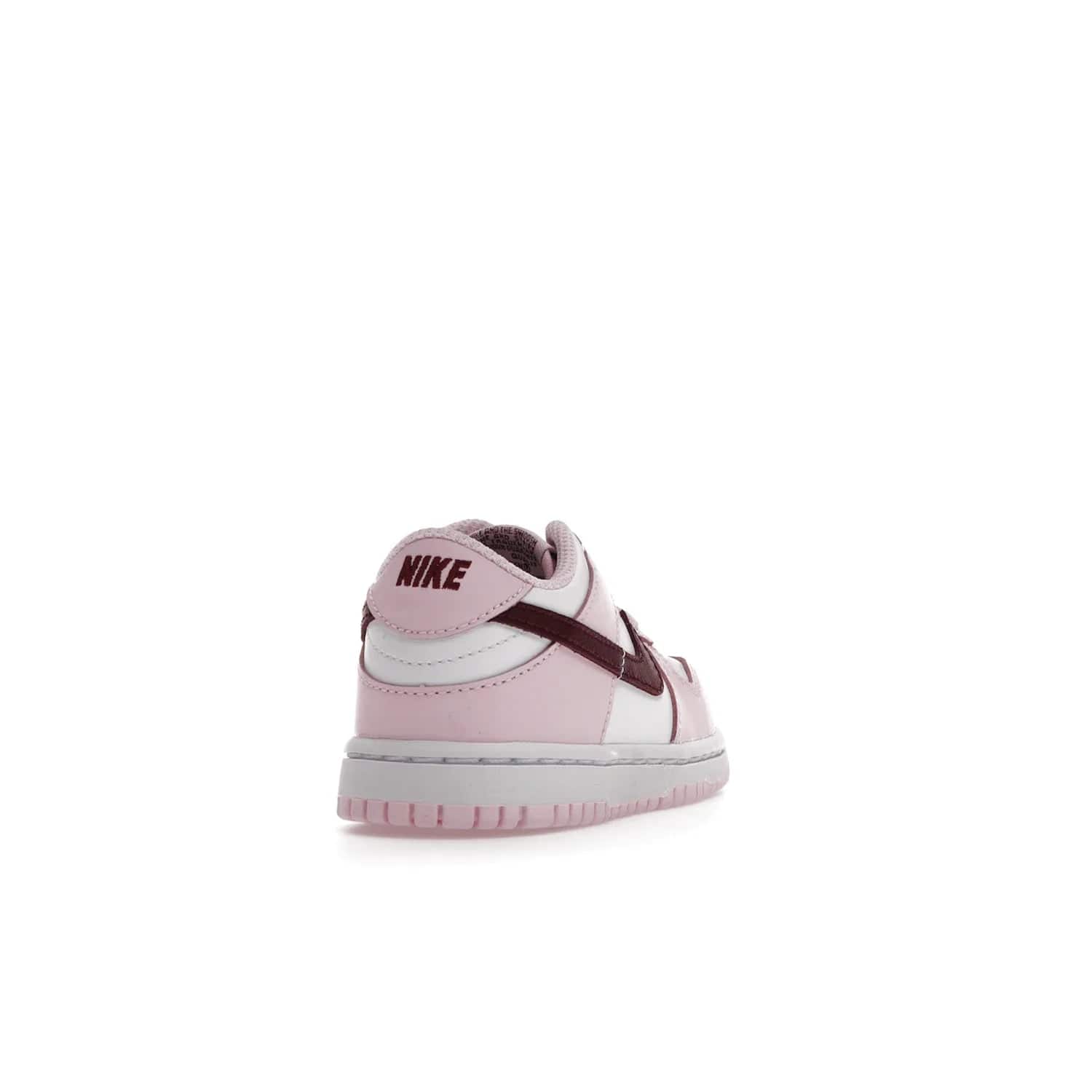 Nike Dunk Low Pink Red White (TD) - Image 30 - Only at www.BallersClubKickz.com - Classic Nike Dunk Low with bright pink and red color blocking. A great addition to any collection. Must-have.