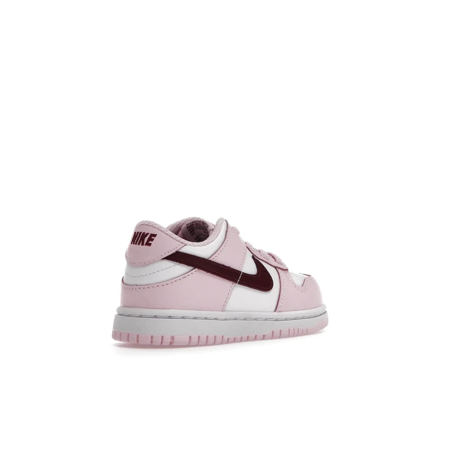 Nike Dunk Low Pink Red White (TD) - Image 32 - Only at www.BallersClubKickz.com - Classic Nike Dunk Low with bright pink and red color blocking. A great addition to any collection. Must-have.