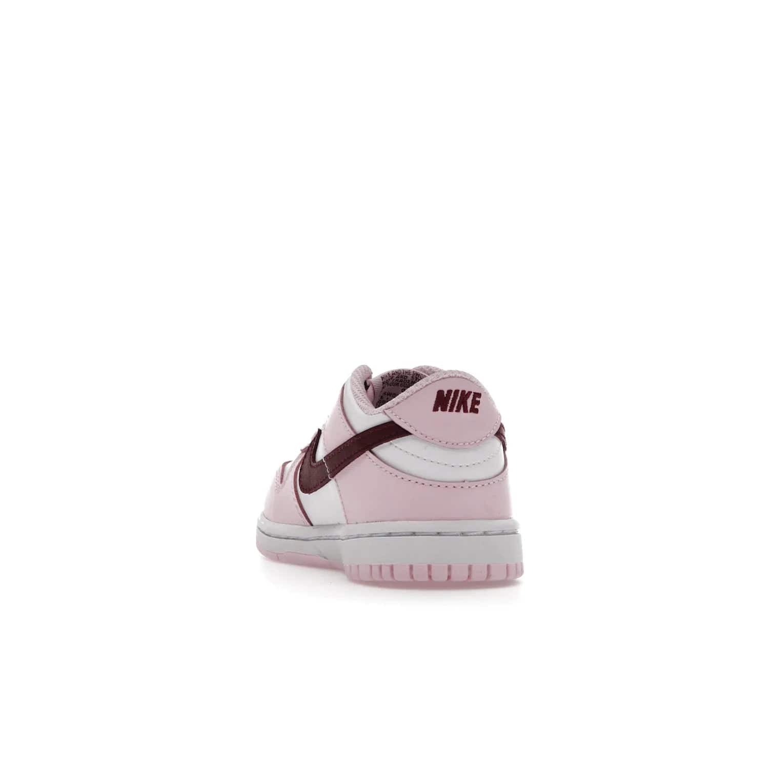 Nike Dunk Low Pink Red White (TD) - Image 26 - Only at www.BallersClubKickz.com - Classic Nike Dunk Low with bright pink and red color blocking. A great addition to any collection. Must-have.