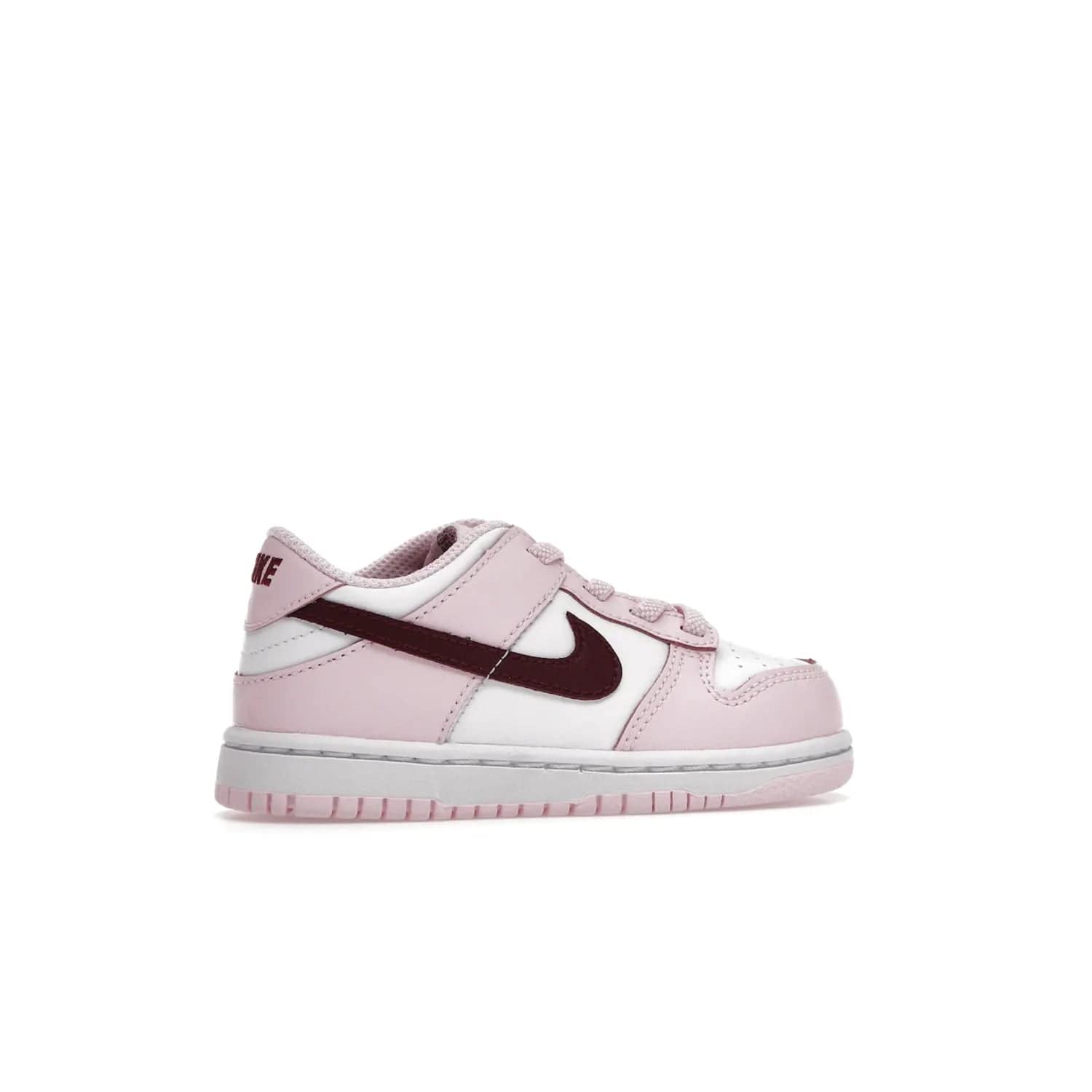 Nike Dunk Low Pink Red White (TD) - Image 35 - Only at www.BallersClubKickz.com - Classic Nike Dunk Low with bright pink and red color blocking. A great addition to any collection. Must-have.