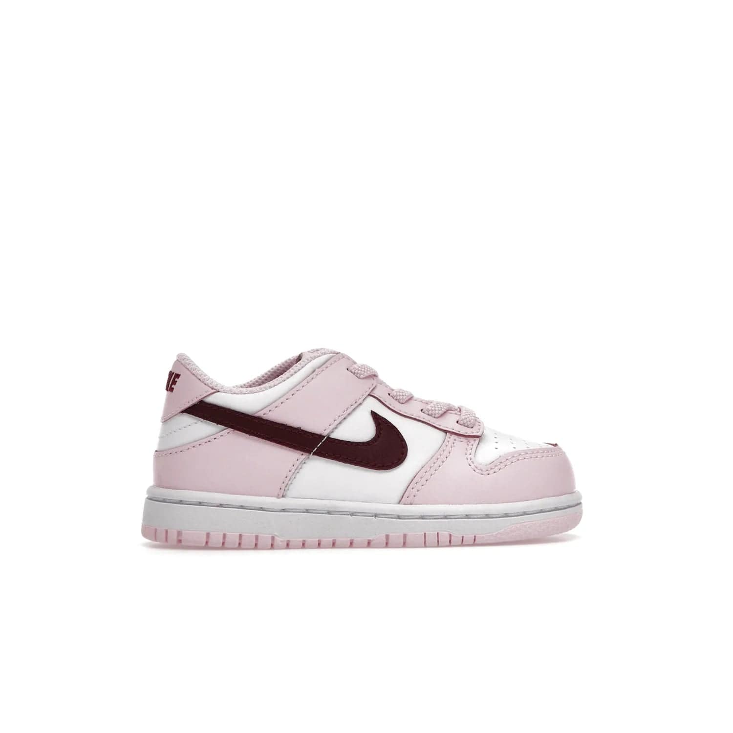 Nike Dunk Low Pink Red White (TD) - Image 36 - Only at www.BallersClubKickz.com - Classic Nike Dunk Low with bright pink and red color blocking. A great addition to any collection. Must-have.