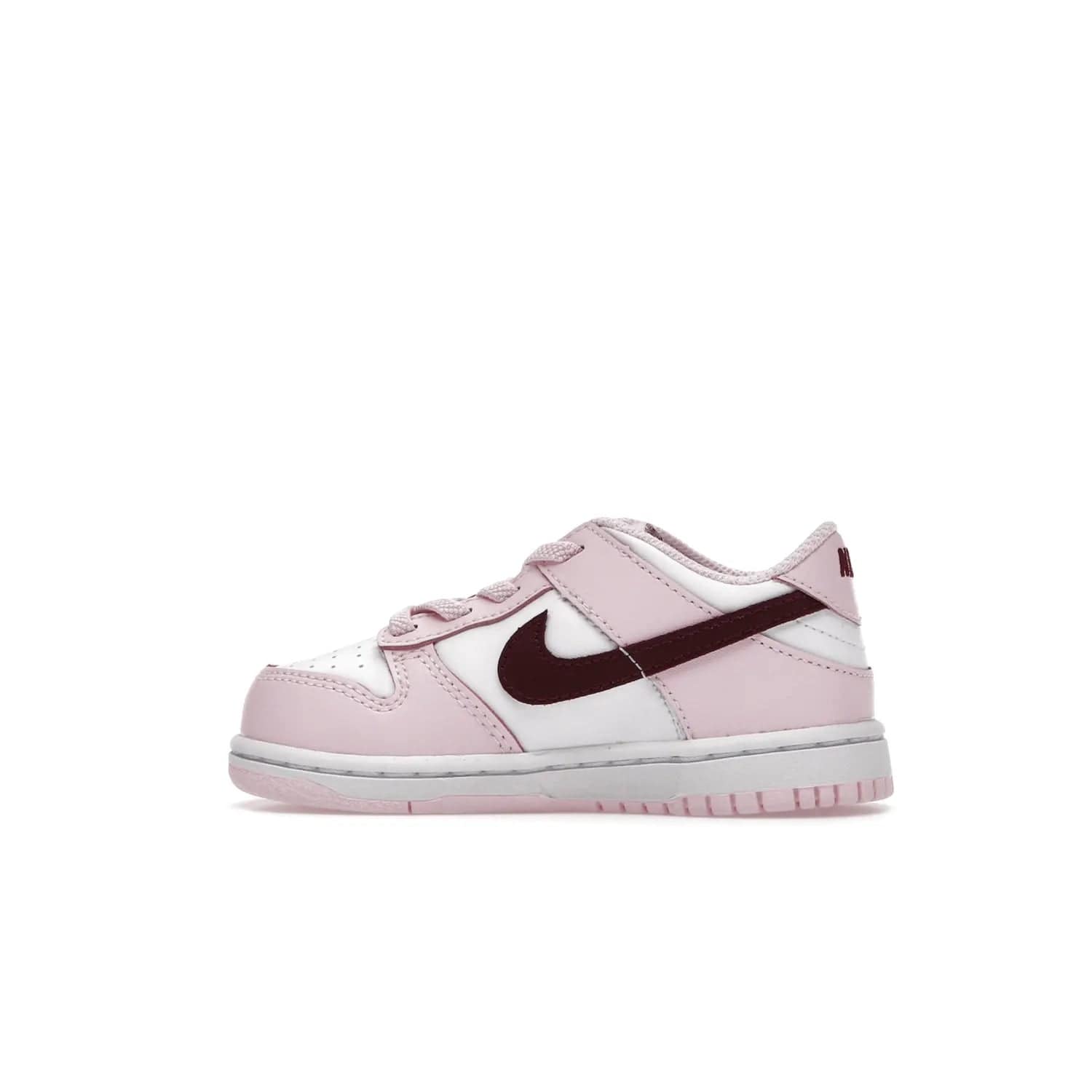Nike Dunk Low Pink Red White (TD) - Image 20 - Only at www.BallersClubKickz.com - Classic Nike Dunk Low with bright pink and red color blocking. A great addition to any collection. Must-have.