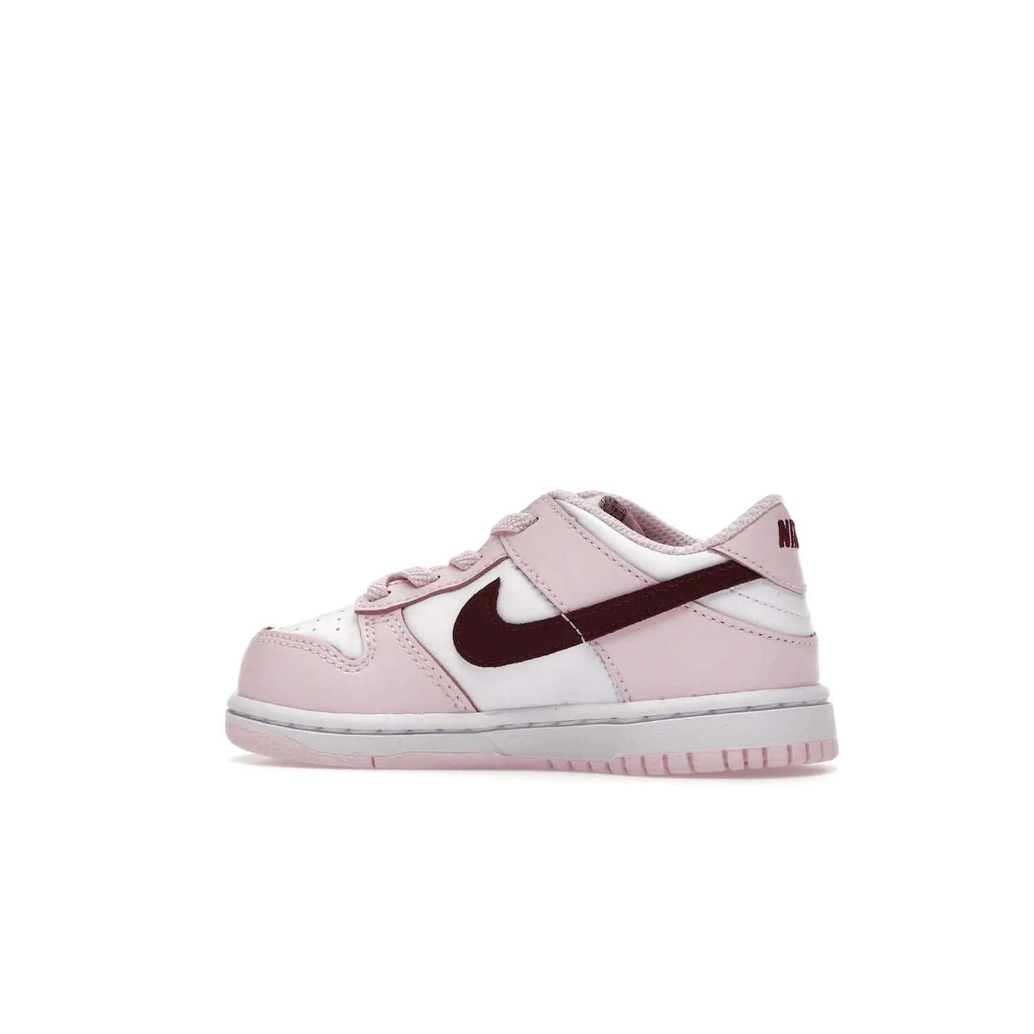 Nike Dunk Low Pink Red White (TD) - Image 21 - Only at www.BallersClubKickz.com - Classic Nike Dunk Low with bright pink and red color blocking. A great addition to any collection. Must-have.