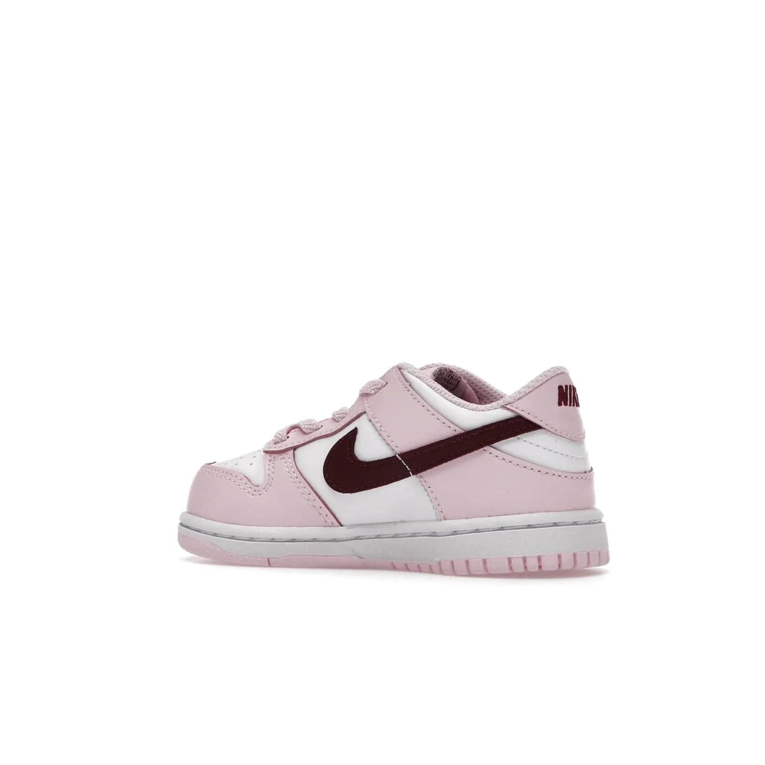 Nike Dunk Low Pink Red White (TD) - Image 22 - Only at www.BallersClubKickz.com - Classic Nike Dunk Low with bright pink and red color blocking. A great addition to any collection. Must-have.