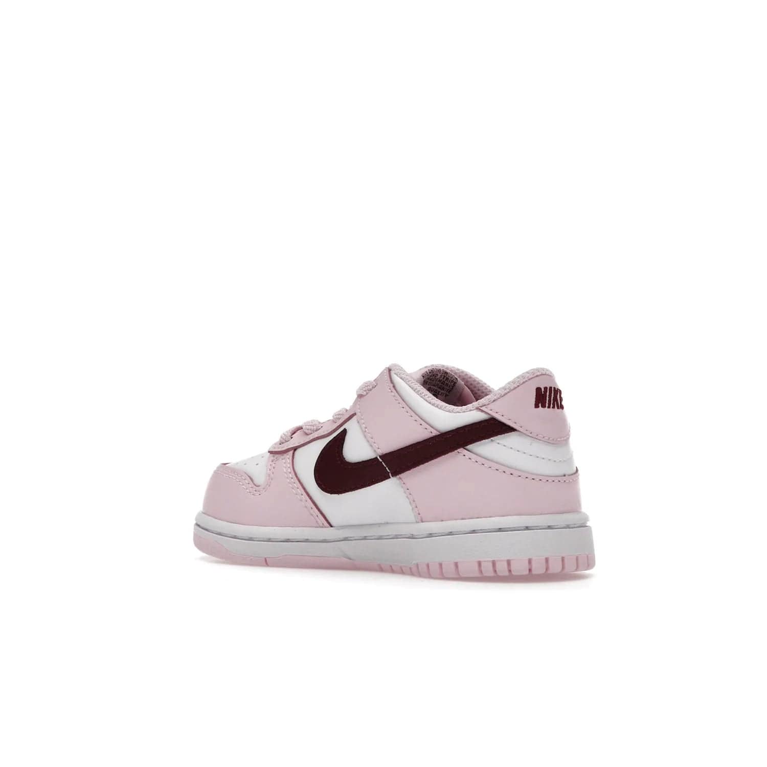 Nike Dunk Low Pink Red White (TD) - Image 23 - Only at www.BallersClubKickz.com - Classic Nike Dunk Low with bright pink and red color blocking. A great addition to any collection. Must-have.