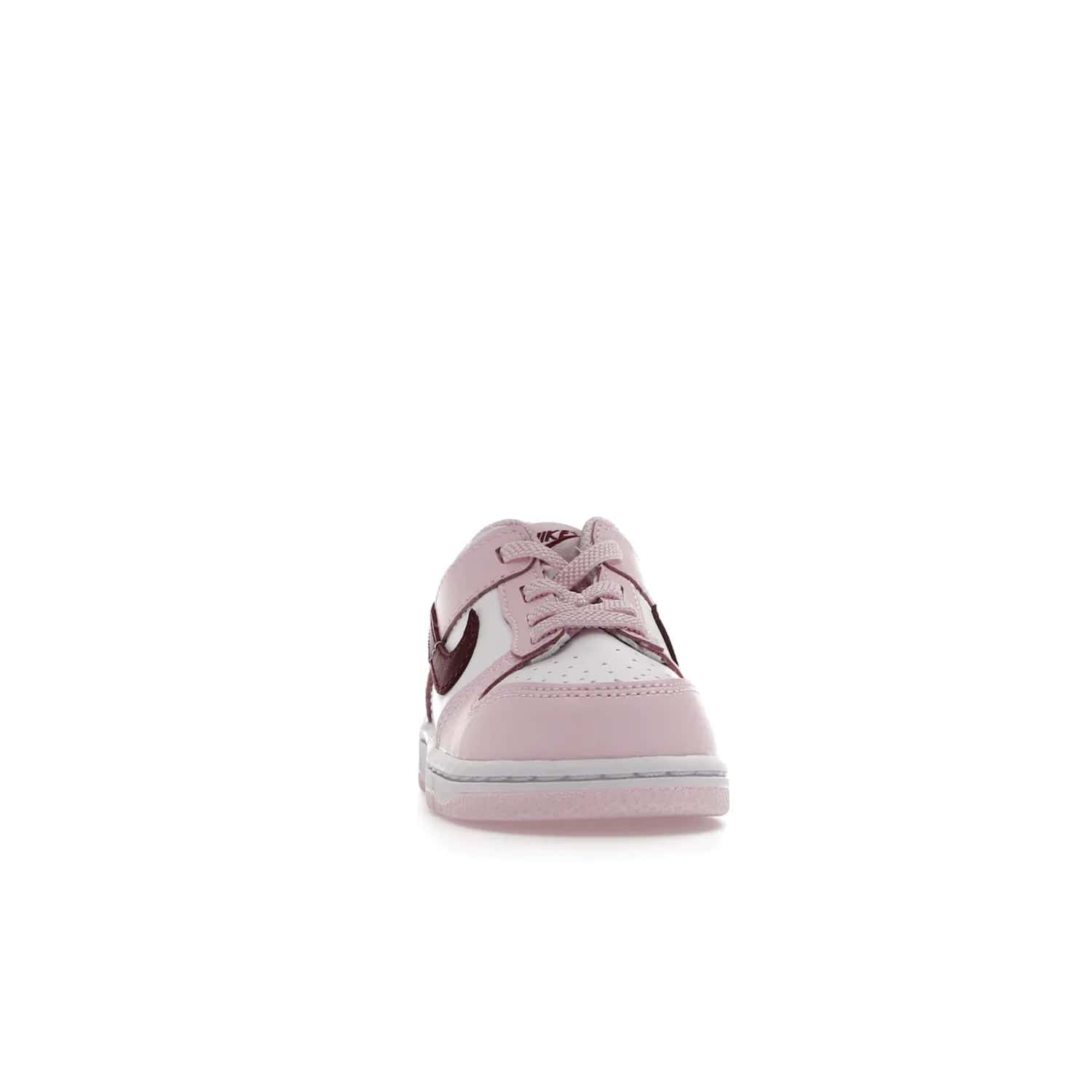 Nike Dunk Low Pink Red White (TD) - Image 9 - Only at www.BallersClubKickz.com - Classic Nike Dunk Low with bright pink and red color blocking. A great addition to any collection. Must-have.