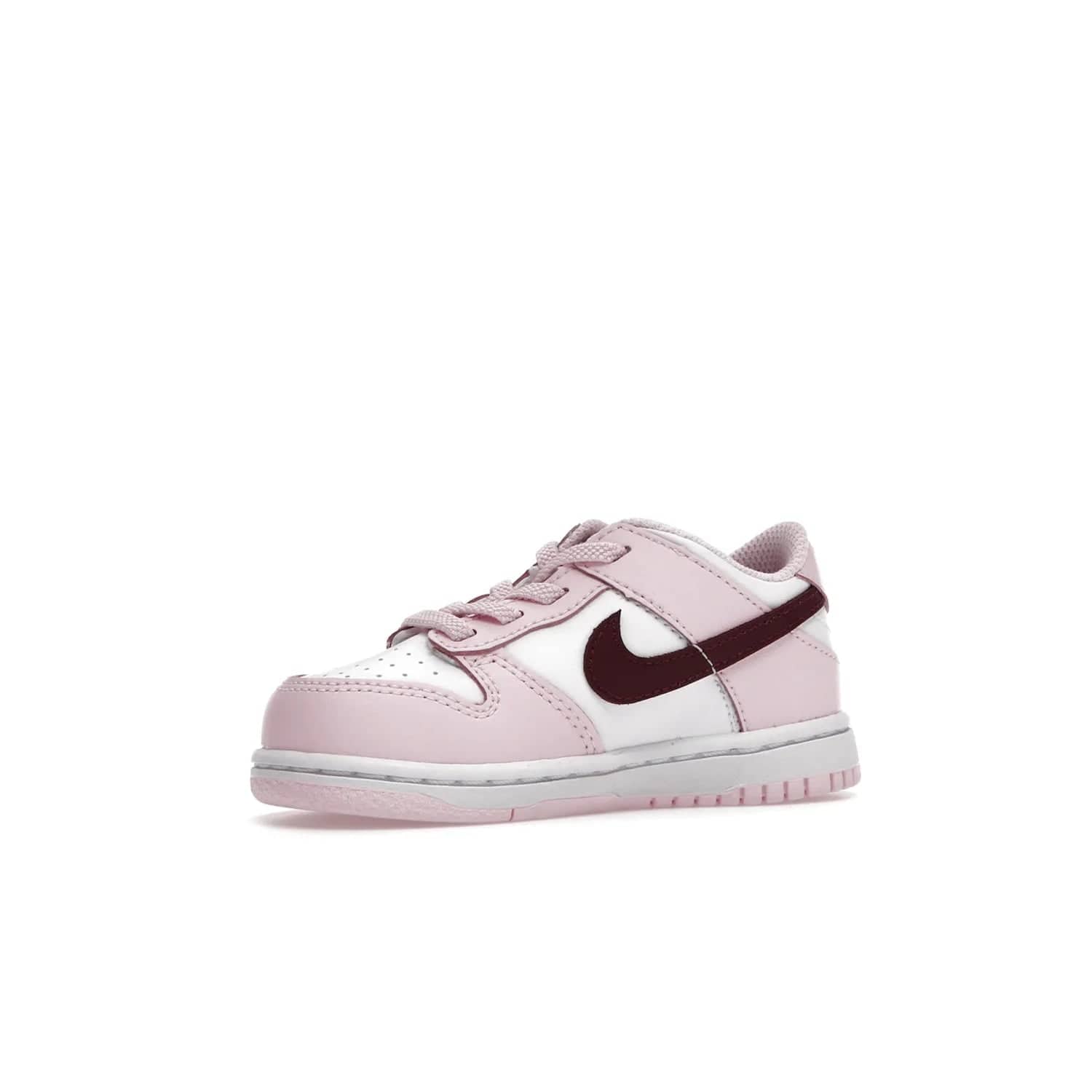 Nike Dunk Low Pink Red White (TD) - Image 16 - Only at www.BallersClubKickz.com - Classic Nike Dunk Low with bright pink and red color blocking. A great addition to any collection. Must-have.