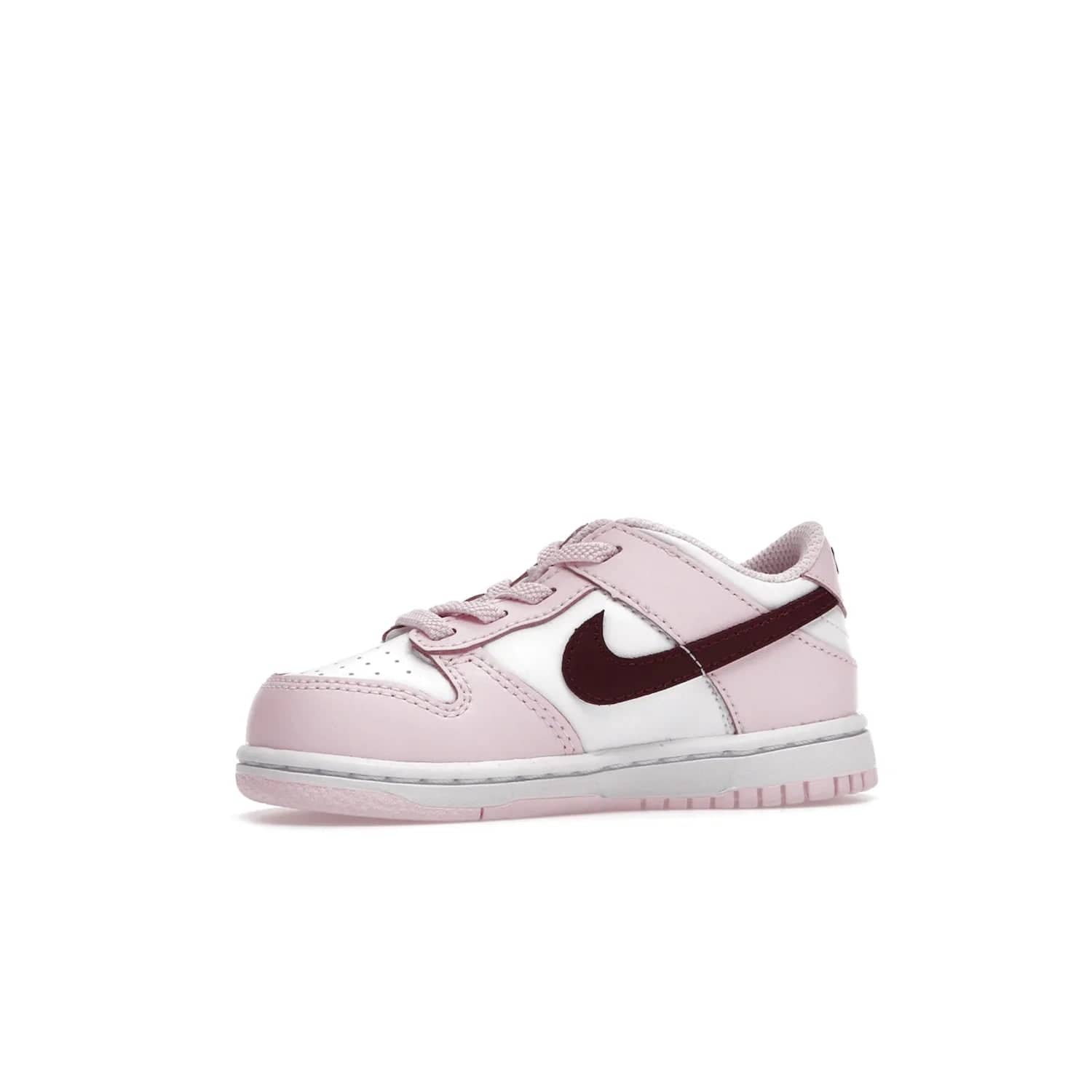 Nike Dunk Low Pink Red White (TD) - Image 17 - Only at www.BallersClubKickz.com - Classic Nike Dunk Low with bright pink and red color blocking. A great addition to any collection. Must-have.