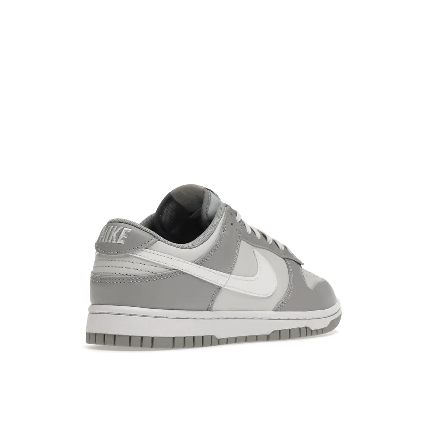Nike Dunk Low Two Tone Grey - Image 32 - Only at www.BallersClubKickz.com - Fresh Nike Dunk Low Two Tone Grey leather/overlay Sneaker. White Swoosh detailing, nylon tongue, woven label and Air Sole. Get yours and stay on the trend.