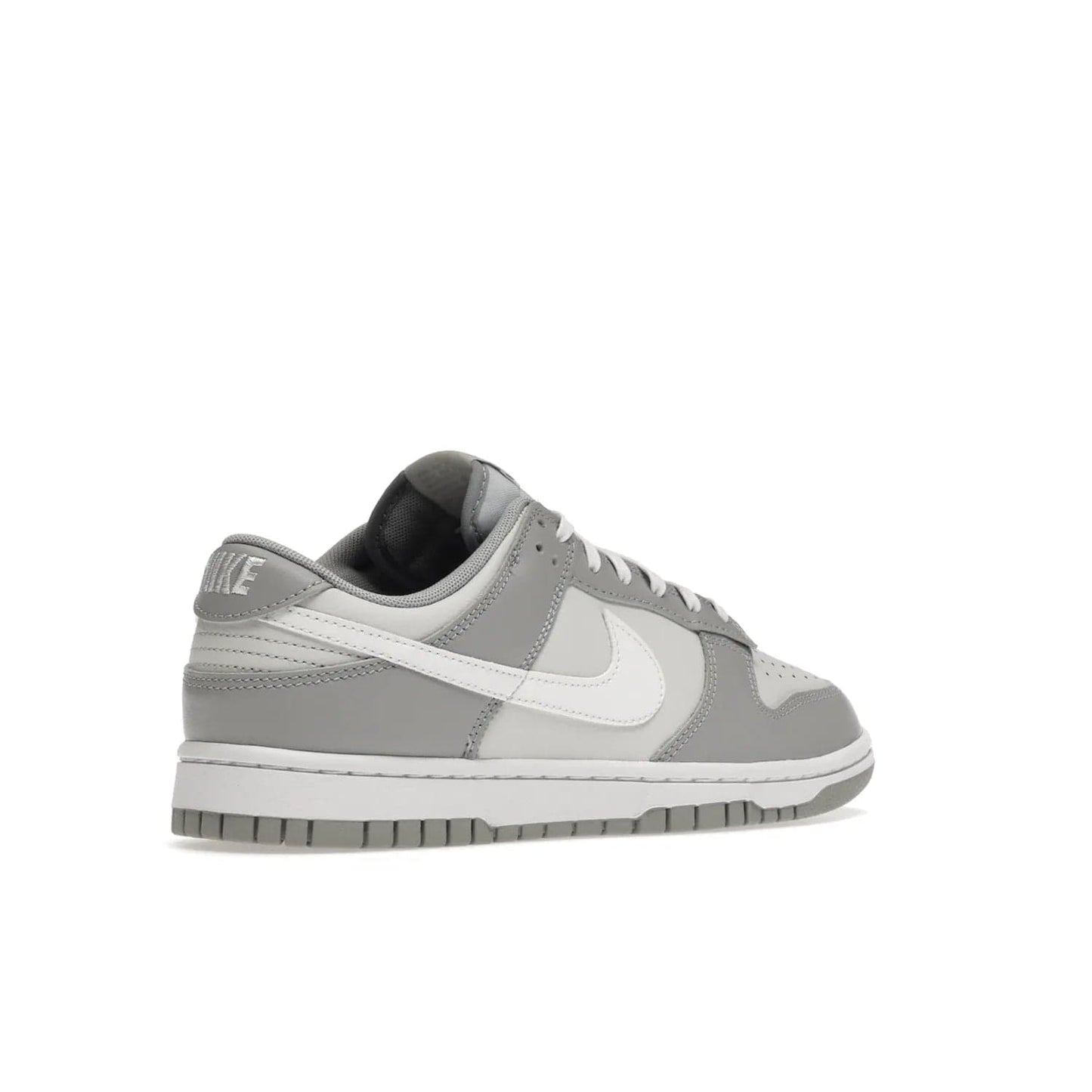 Nike Dunk Low Two Tone Grey - Image 33 - Only at www.BallersClubKickz.com - Fresh Nike Dunk Low Two Tone Grey leather/overlay Sneaker. White Swoosh detailing, nylon tongue, woven label and Air Sole. Get yours and stay on the trend.