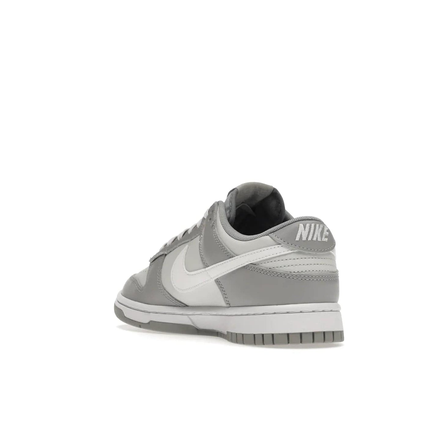 Nike Dunk Low Two Tone Grey - Image 25 - Only at www.BallersClubKickz.com - Fresh Nike Dunk Low Two Tone Grey leather/overlay Sneaker. White Swoosh detailing, nylon tongue, woven label and Air Sole. Get yours and stay on the trend.
