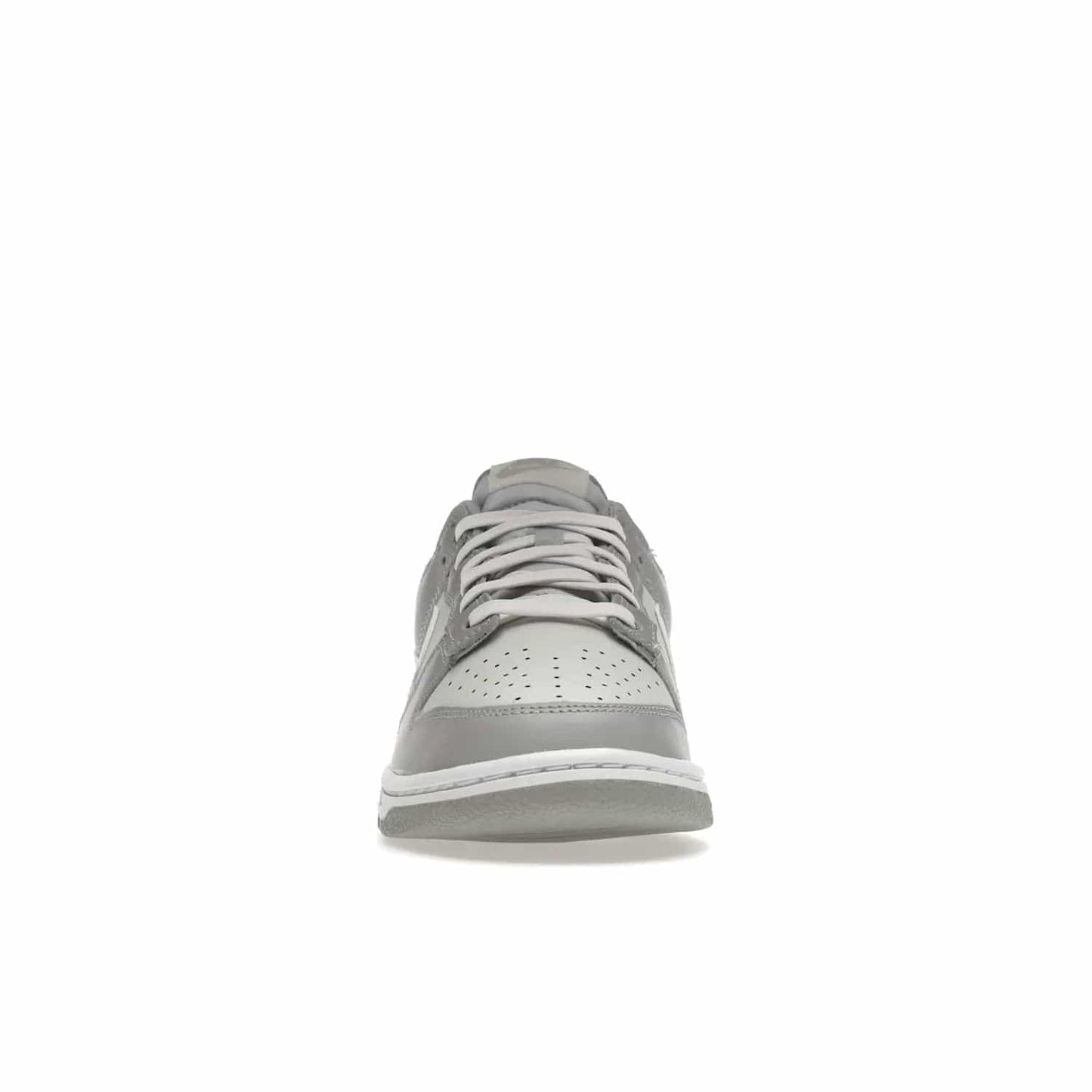 Nike Dunk Low Two Tone Grey - Image 10 - Only at www.BallersClubKickz.com - Fresh Nike Dunk Low Two Tone Grey leather/overlay Sneaker. White Swoosh detailing, nylon tongue, woven label and Air Sole. Get yours and stay on the trend.