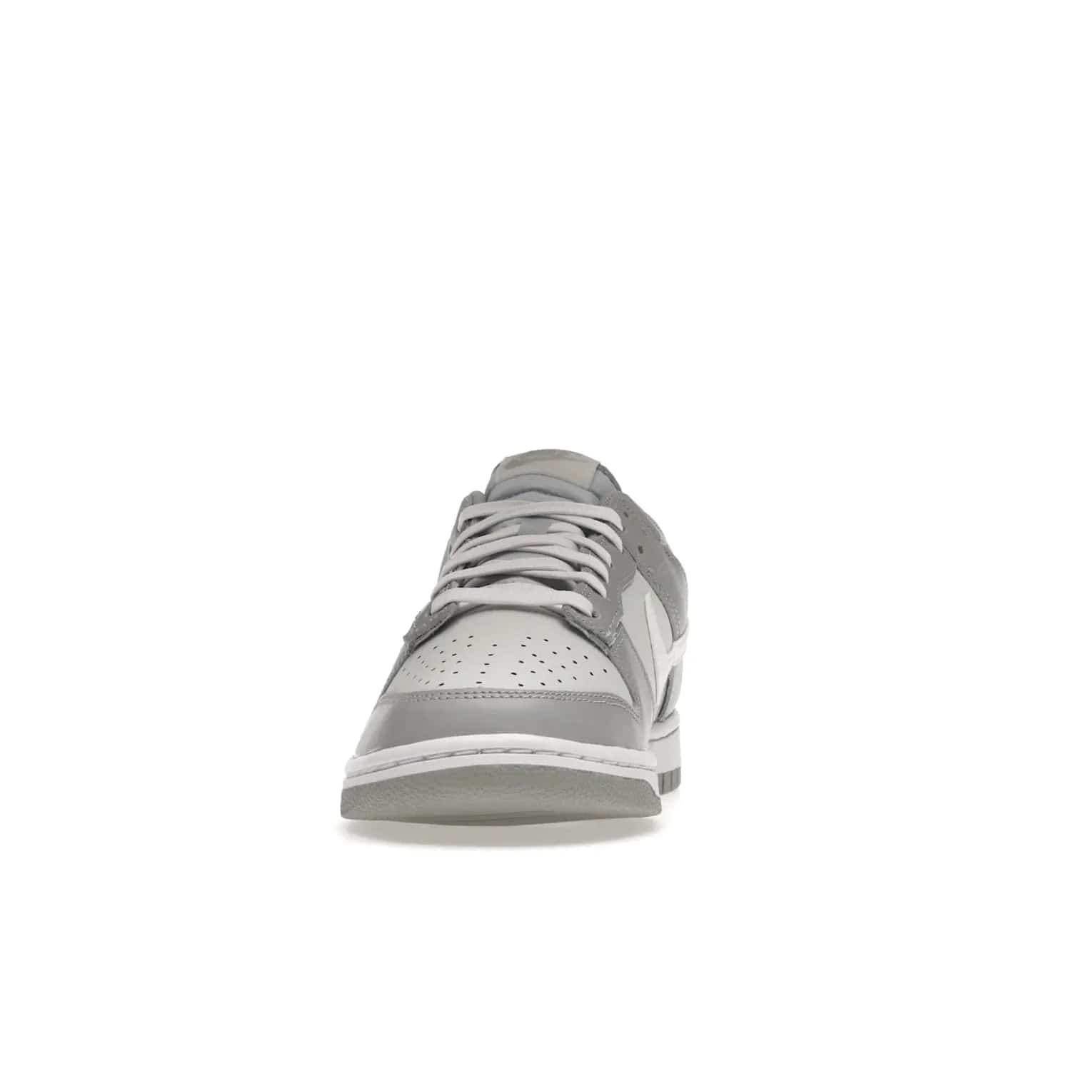 Nike Dunk Low Two Tone Grey - Image 11 - Only at www.BallersClubKickz.com - Fresh Nike Dunk Low Two Tone Grey leather/overlay Sneaker. White Swoosh detailing, nylon tongue, woven label and Air Sole. Get yours and stay on the trend.