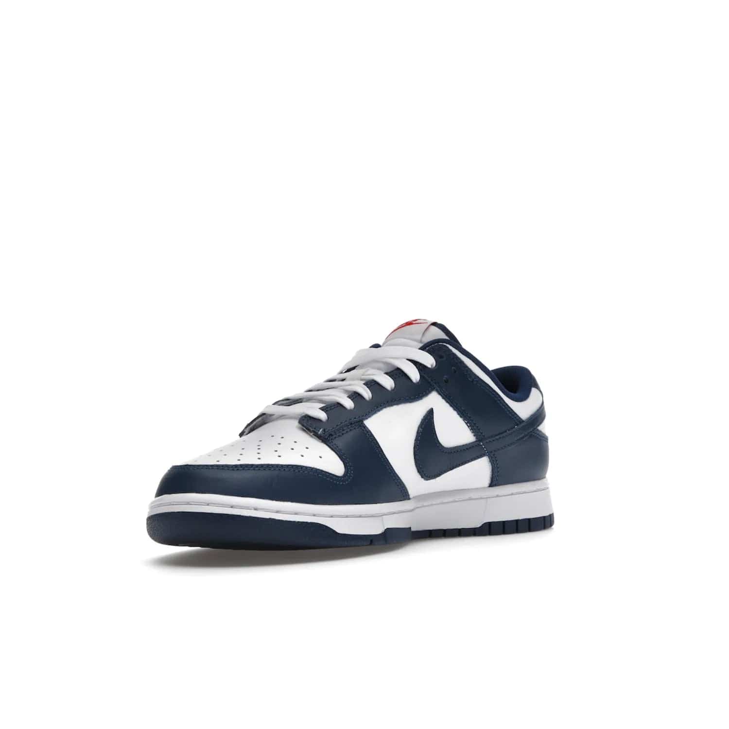 Nike Dunk Low Valerian Blue - Image 14 - Only at www.BallersClubKickz.com - Fresh Nike Dunk Low Valerian Blue drops May 2022 with white leather, blue overlays, red accents and an Air sole. Perfect for the summer season.